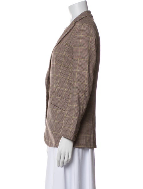 Rag & Bone Plaid Print Blazer