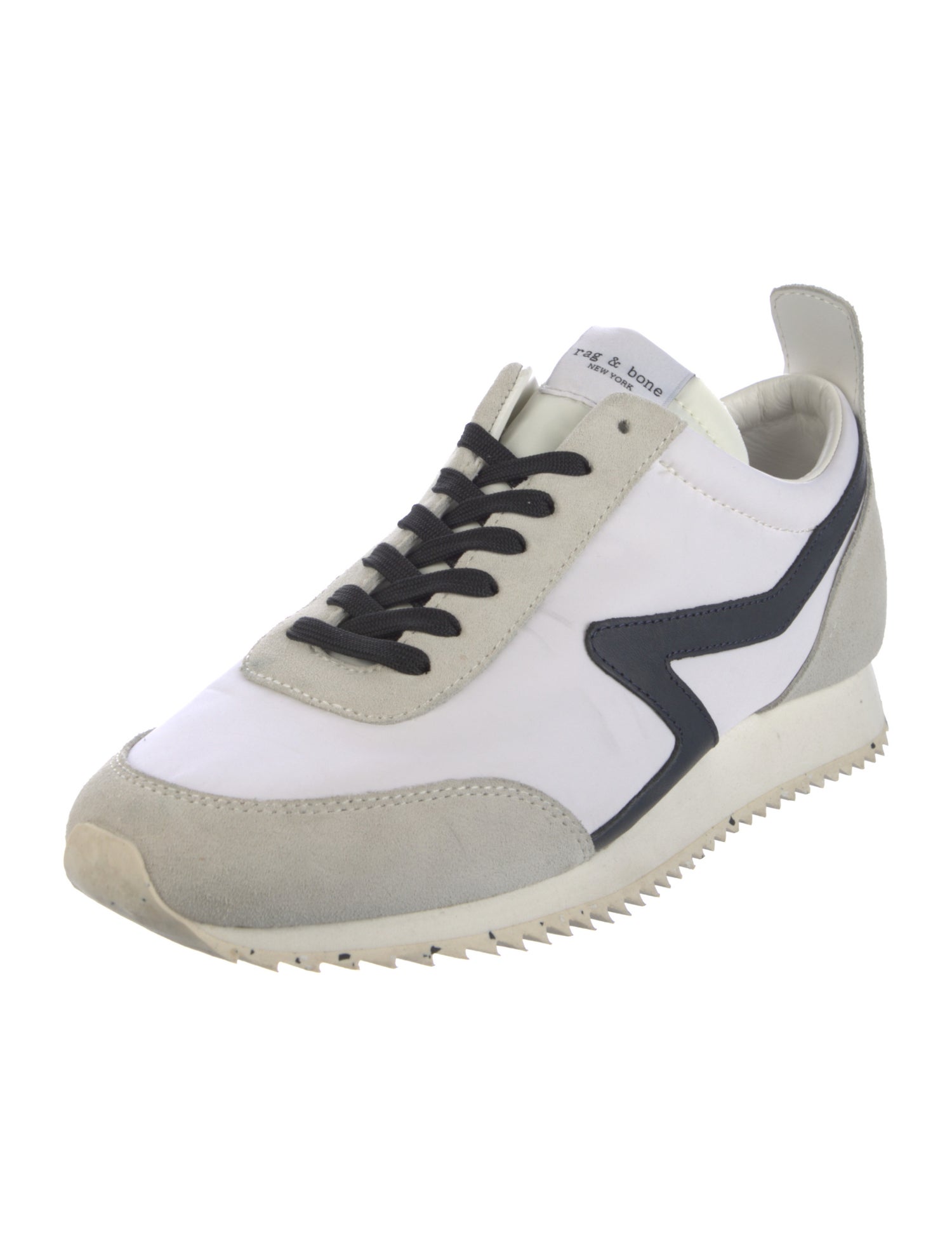 Rag & Bone Suede Colorblock Pattern Sneakers