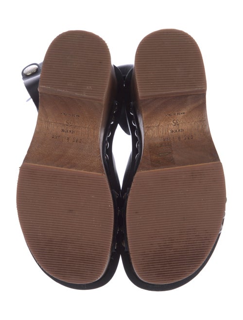 Rag & Bone Leather Studded Accents Slingback Sandals