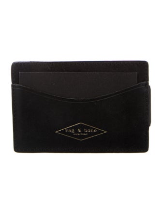 Rag & Bone Leather Graphic Print Card Holder