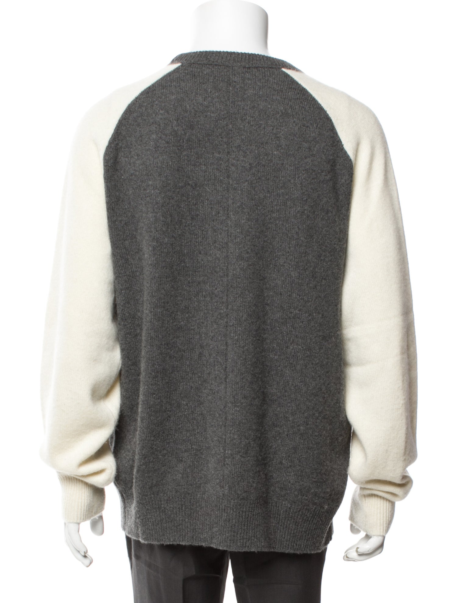 Cashmere Colorblock Pattern Pullover