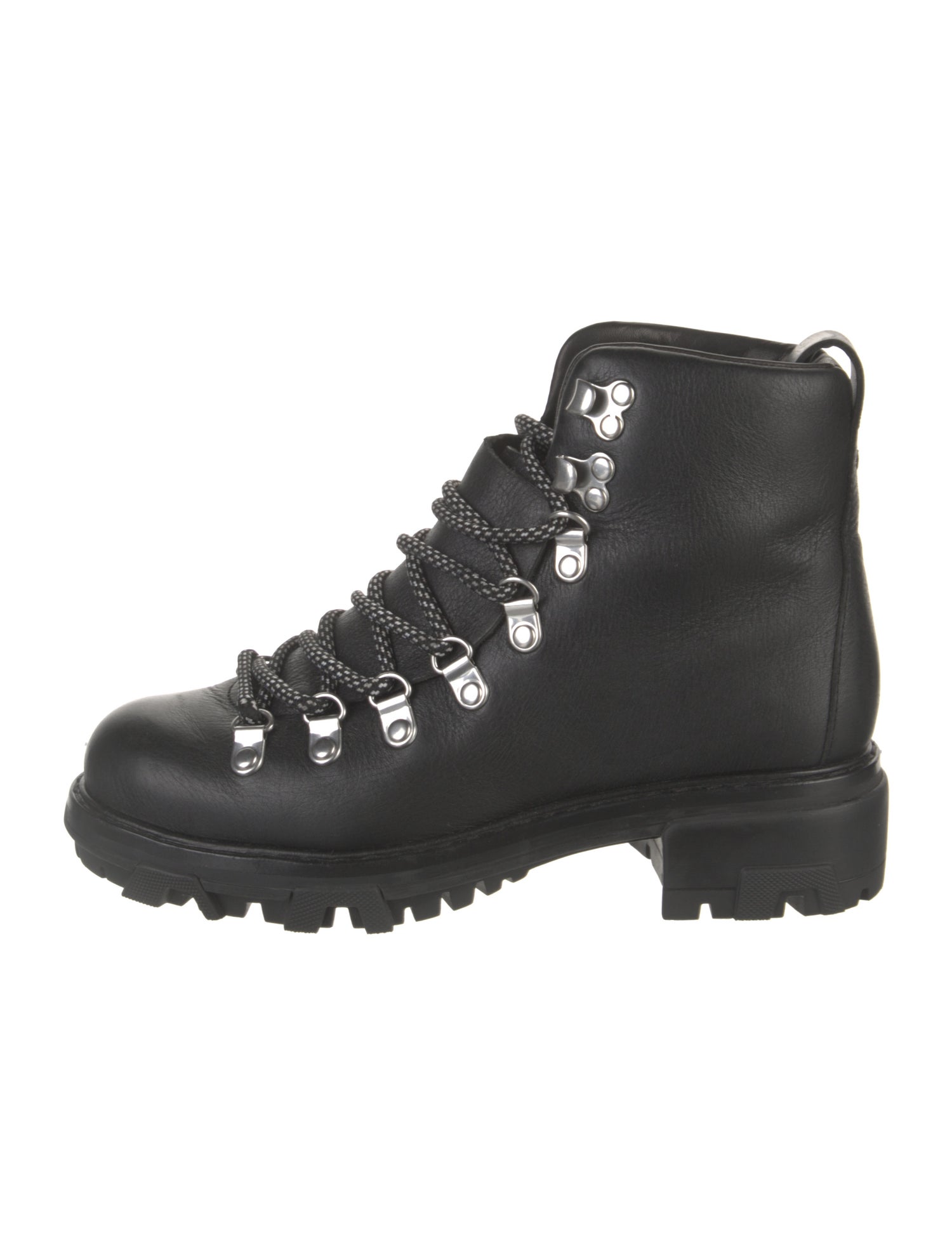 Rag & Bone Leather Studded Accents Combat Boots