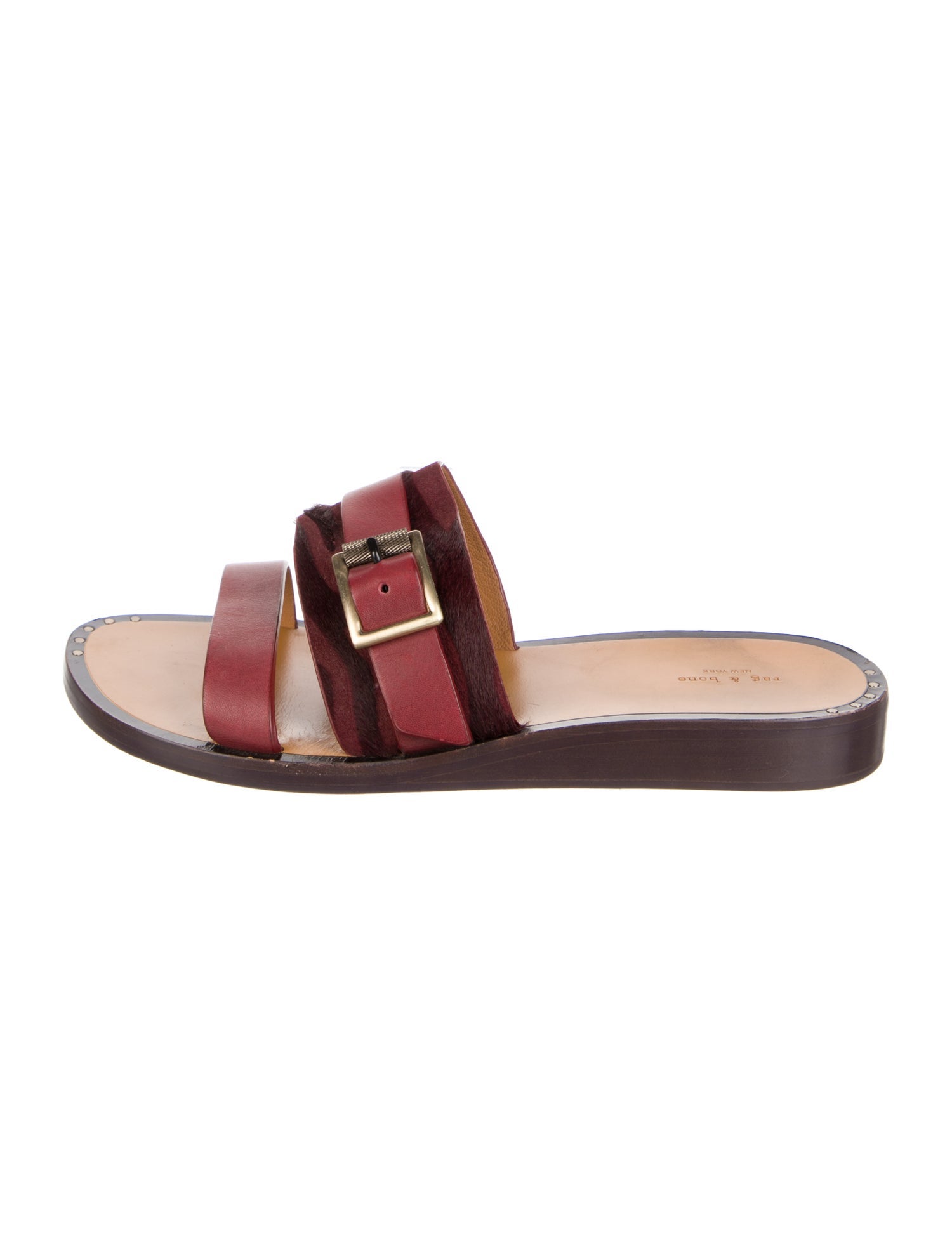 Rag & Bone Leather Slides