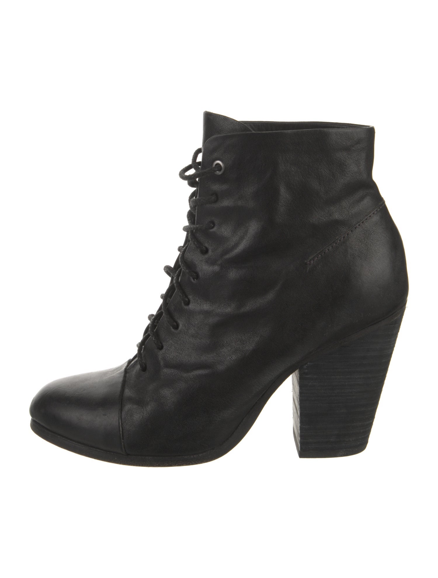 Rag & Bone Leather Lace-Up Boots
