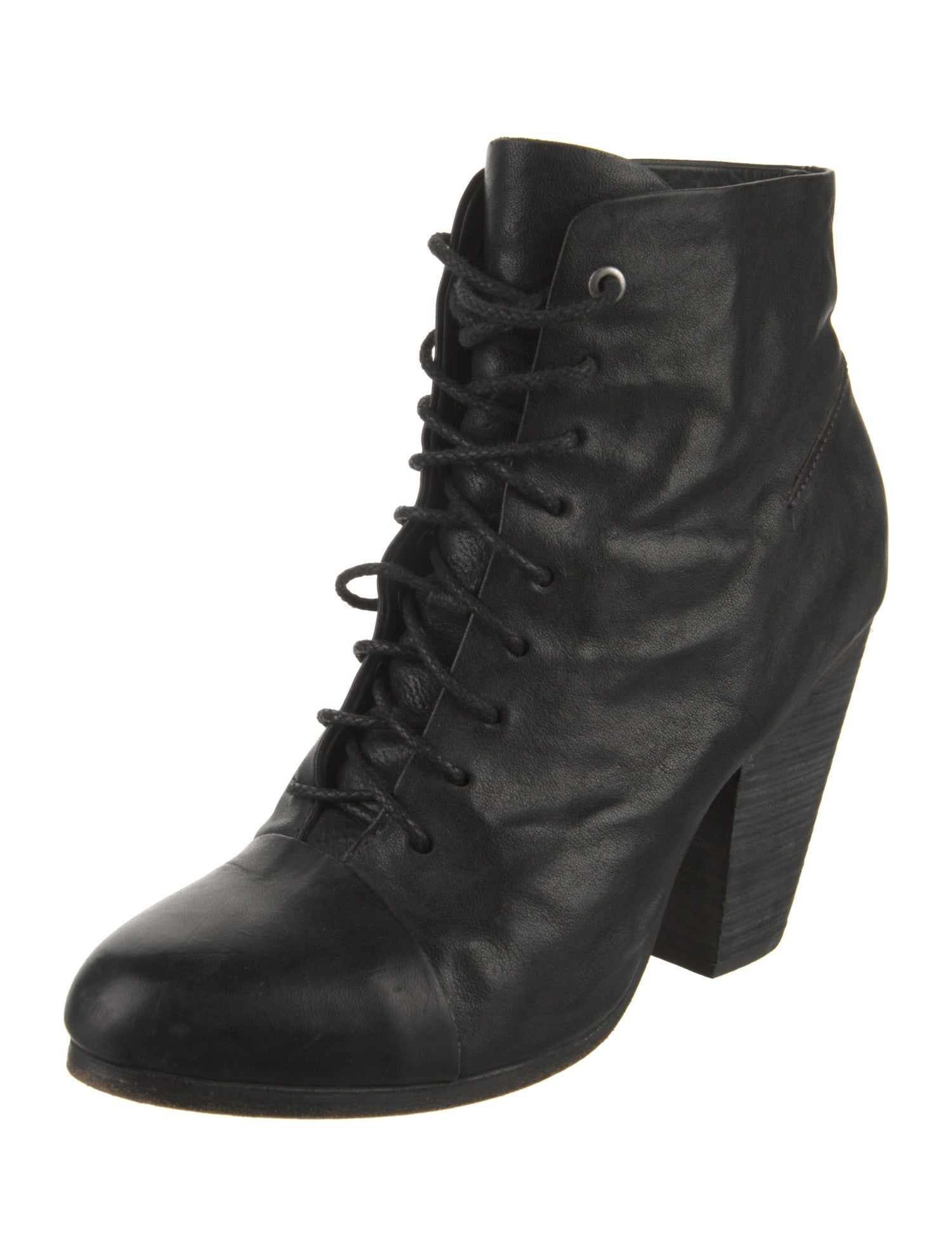 Rag & Bone Leather Lace-Up Boots