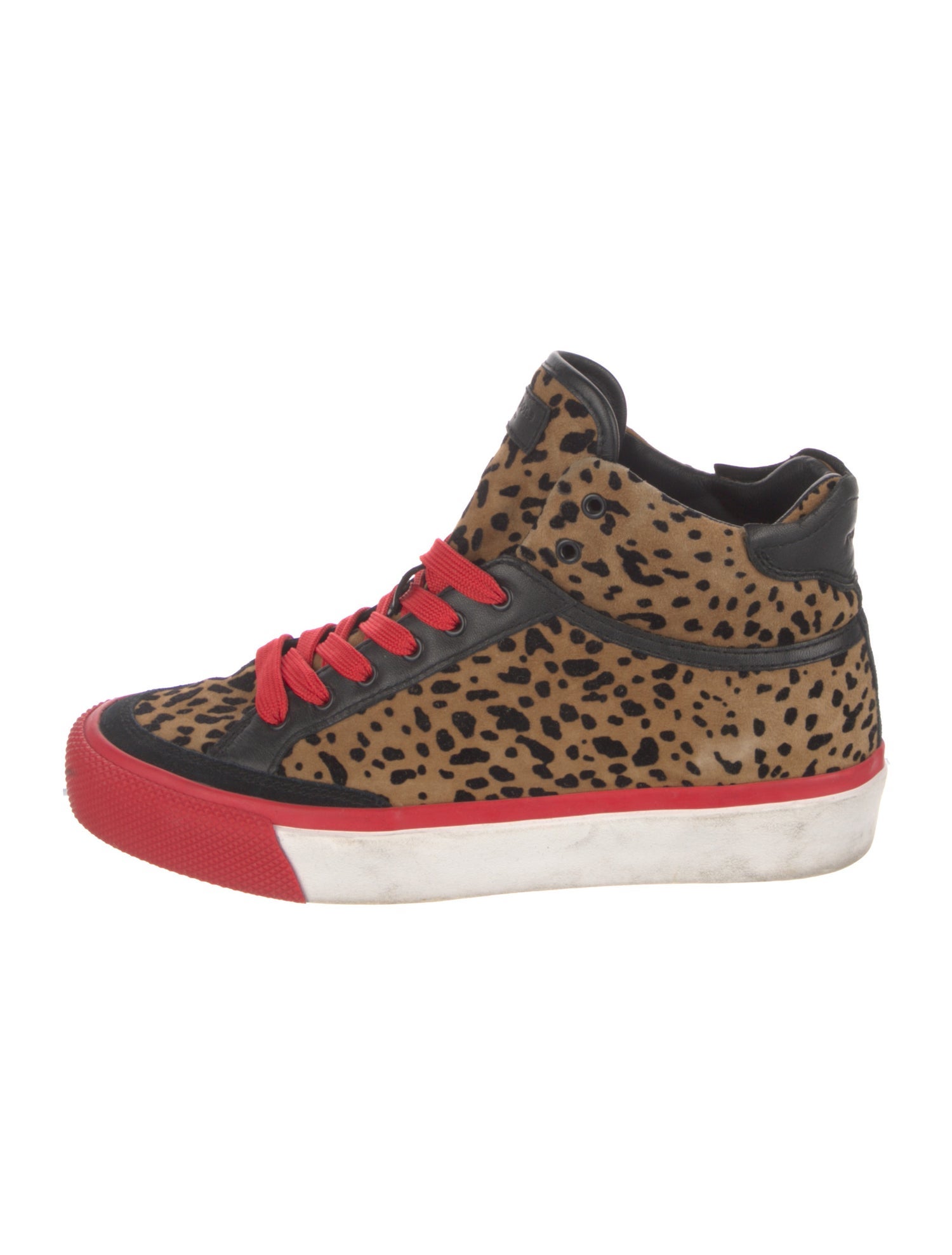 Rag & Bone Suede Animal Print Sneakers