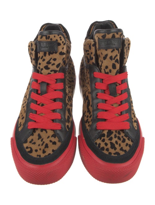 Rag & Bone Suede Animal Print Sneakers