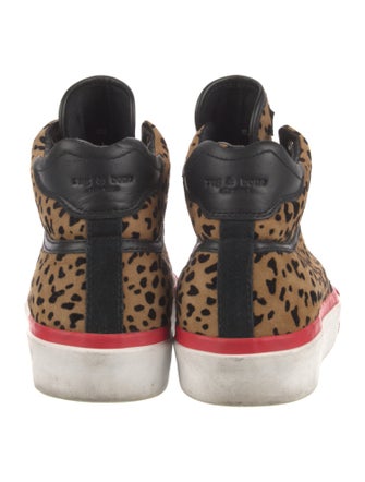 Rag & Bone Suede Animal Print Sneakers