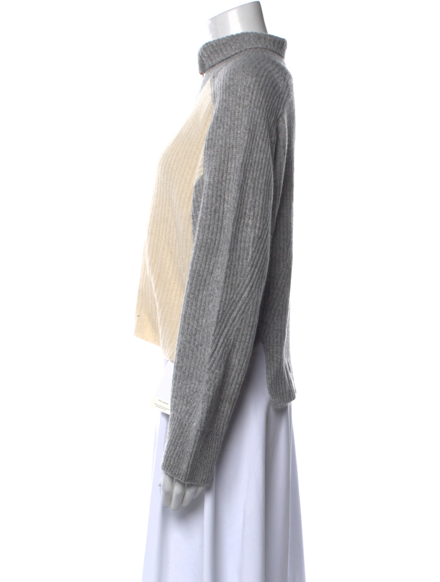 Rag & Bone Cashmere Colorblock Pattern Sweater