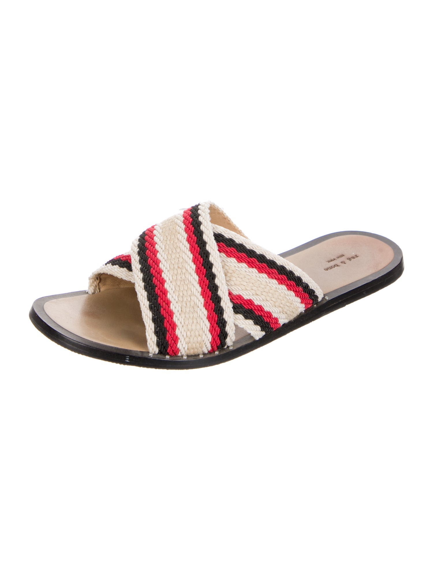 Rag & Bone Striped Slides