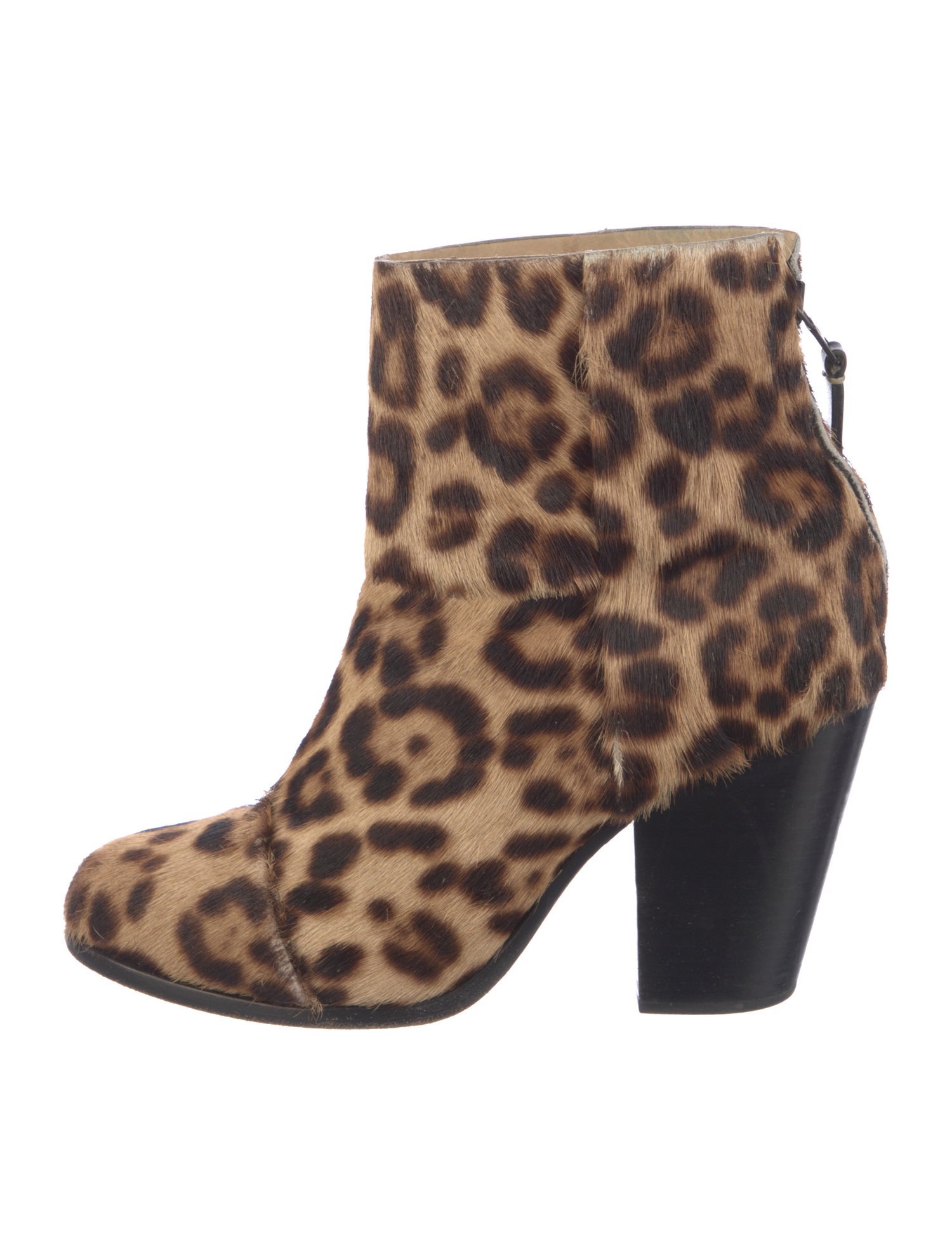 Rag & Bone Ponyhair Animal Print Boots