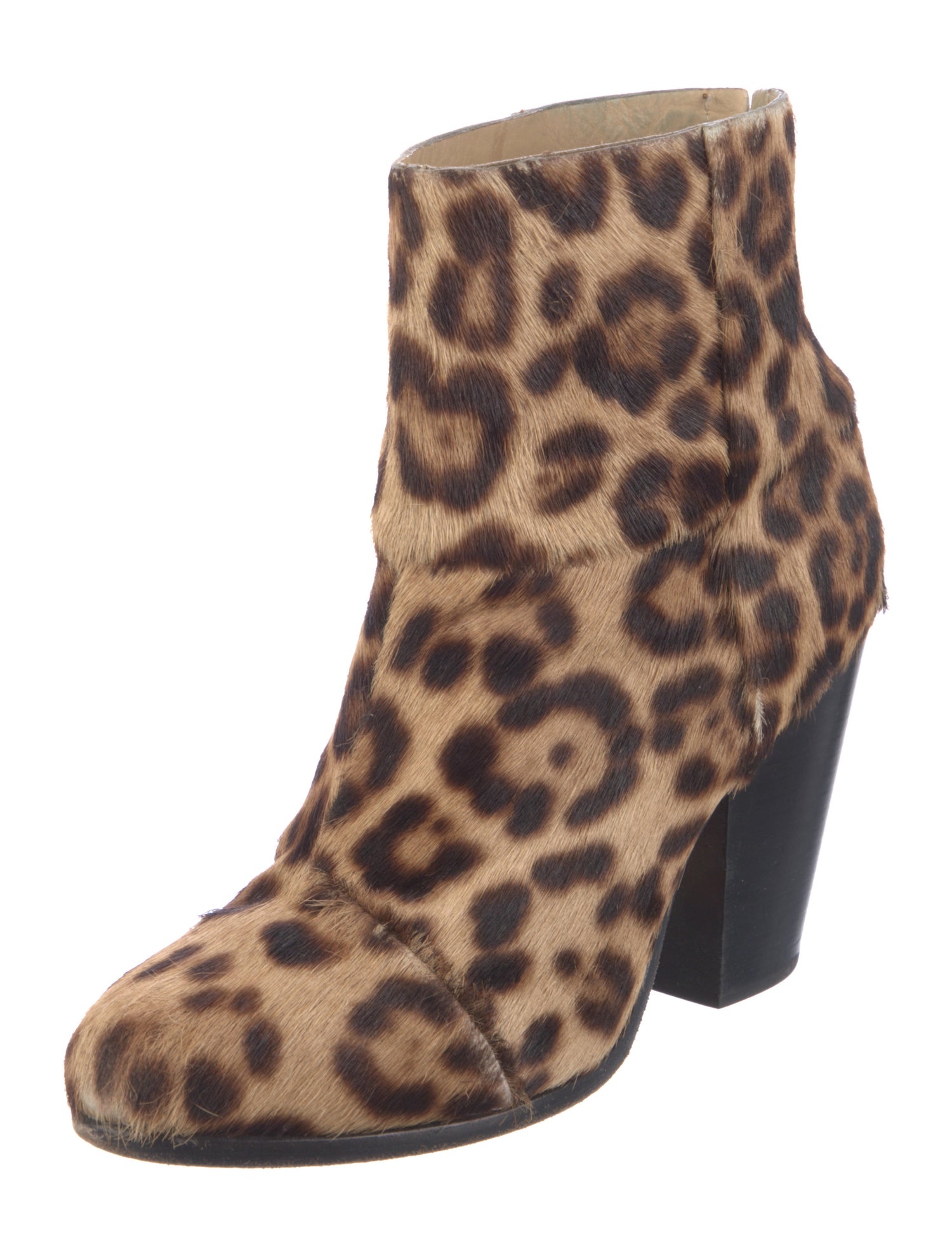 Rag & Bone Ponyhair Animal Print Boots