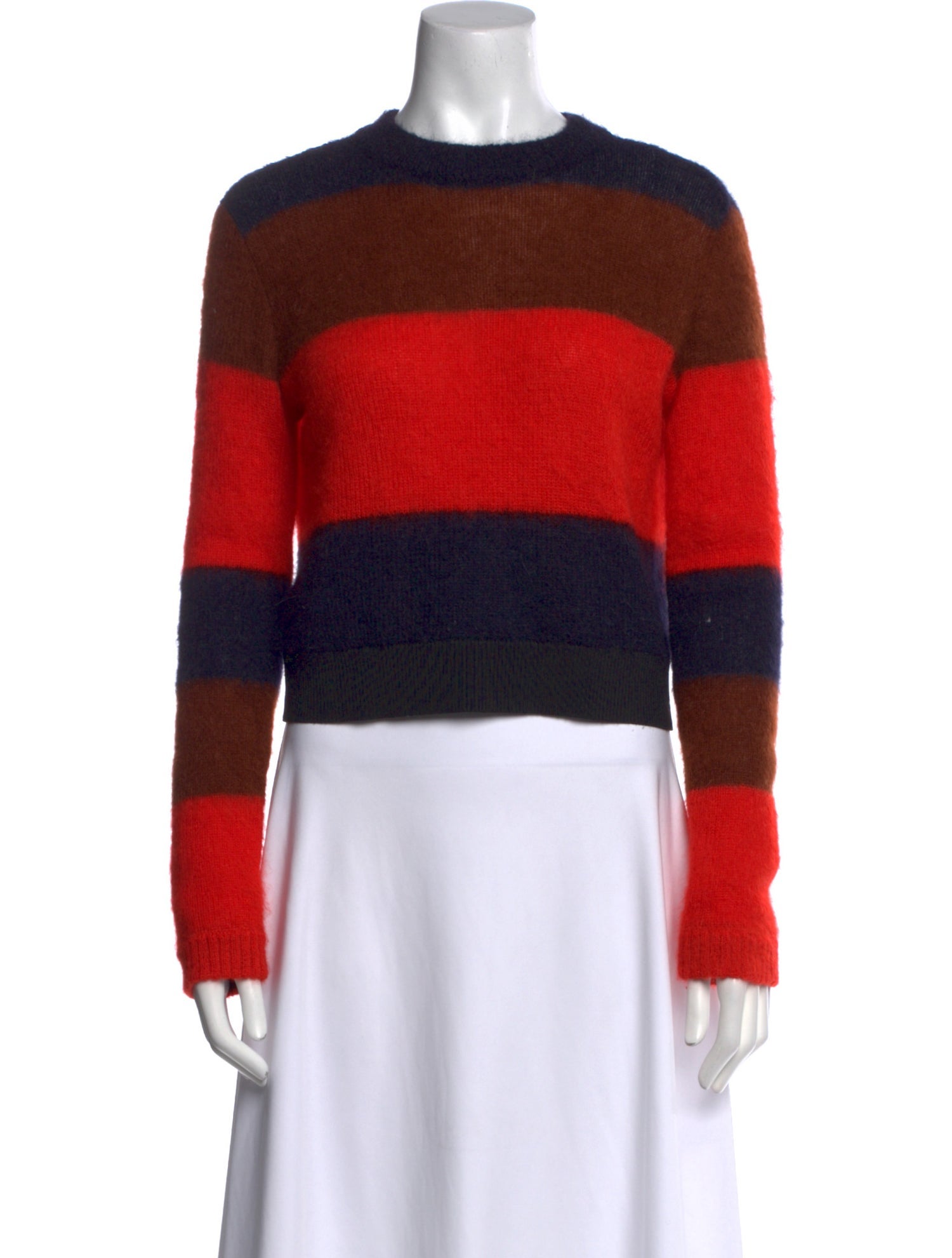 Rag & Bone Striped Crew Neck Sweater