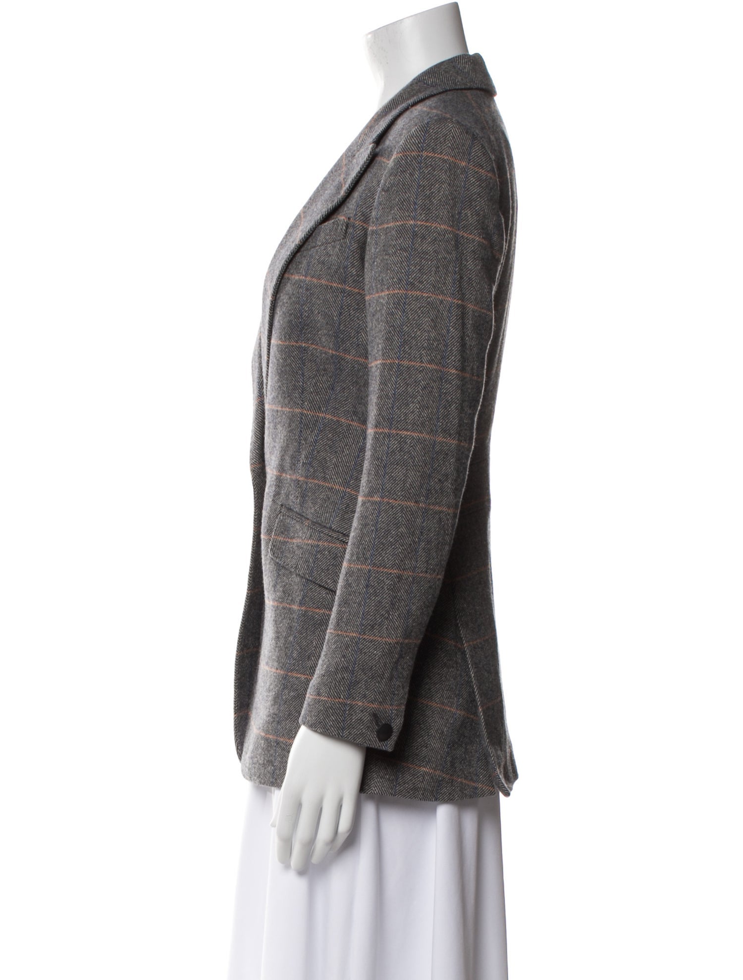 Rag & Bone Virgin Wool Plaid Print Blazer w/ Tags