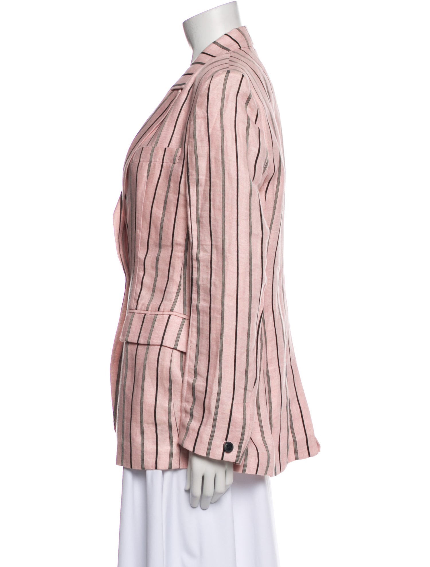 Rag & Bone Linen Striped Blazer