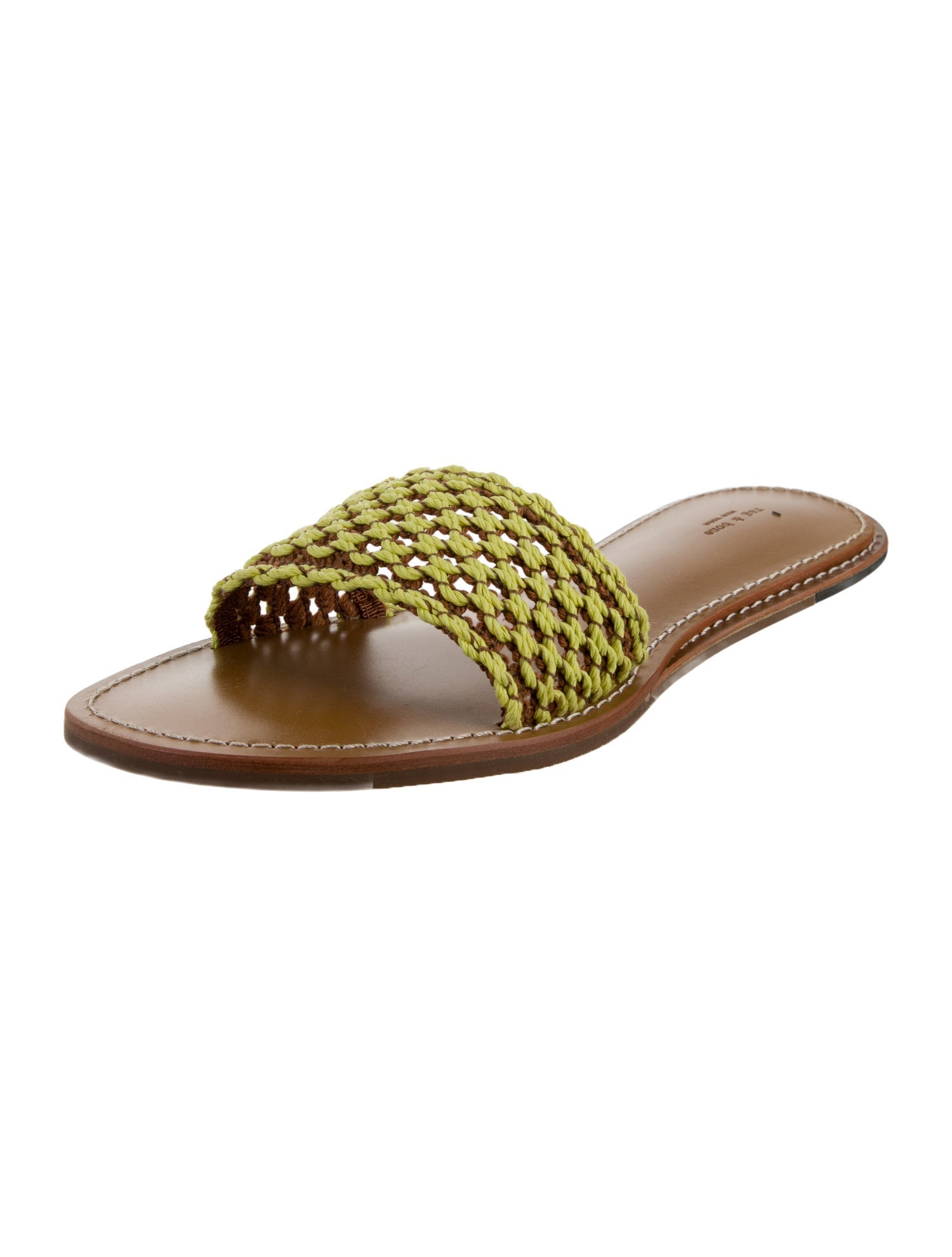Rag & Bone Leather Slides w/ Tags