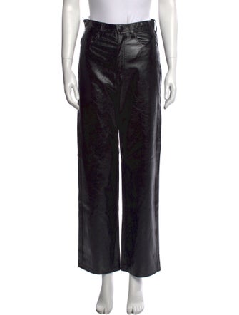 Rag & Bone Faux Leather Wide Leg Pants