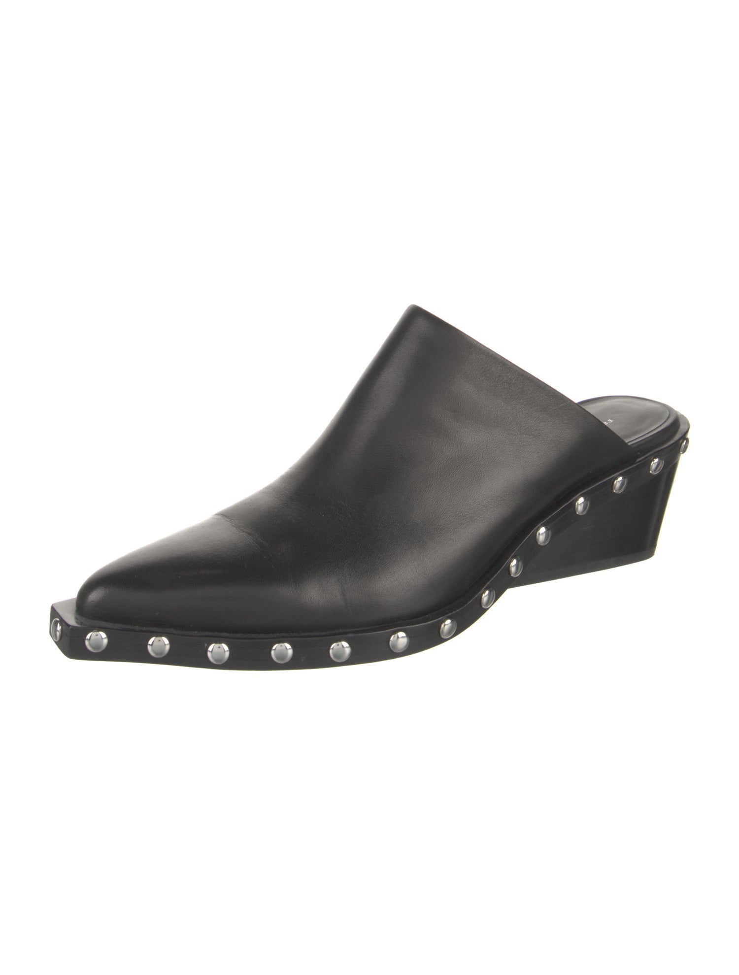 Rag & Bone Leather Studded Accents Mules