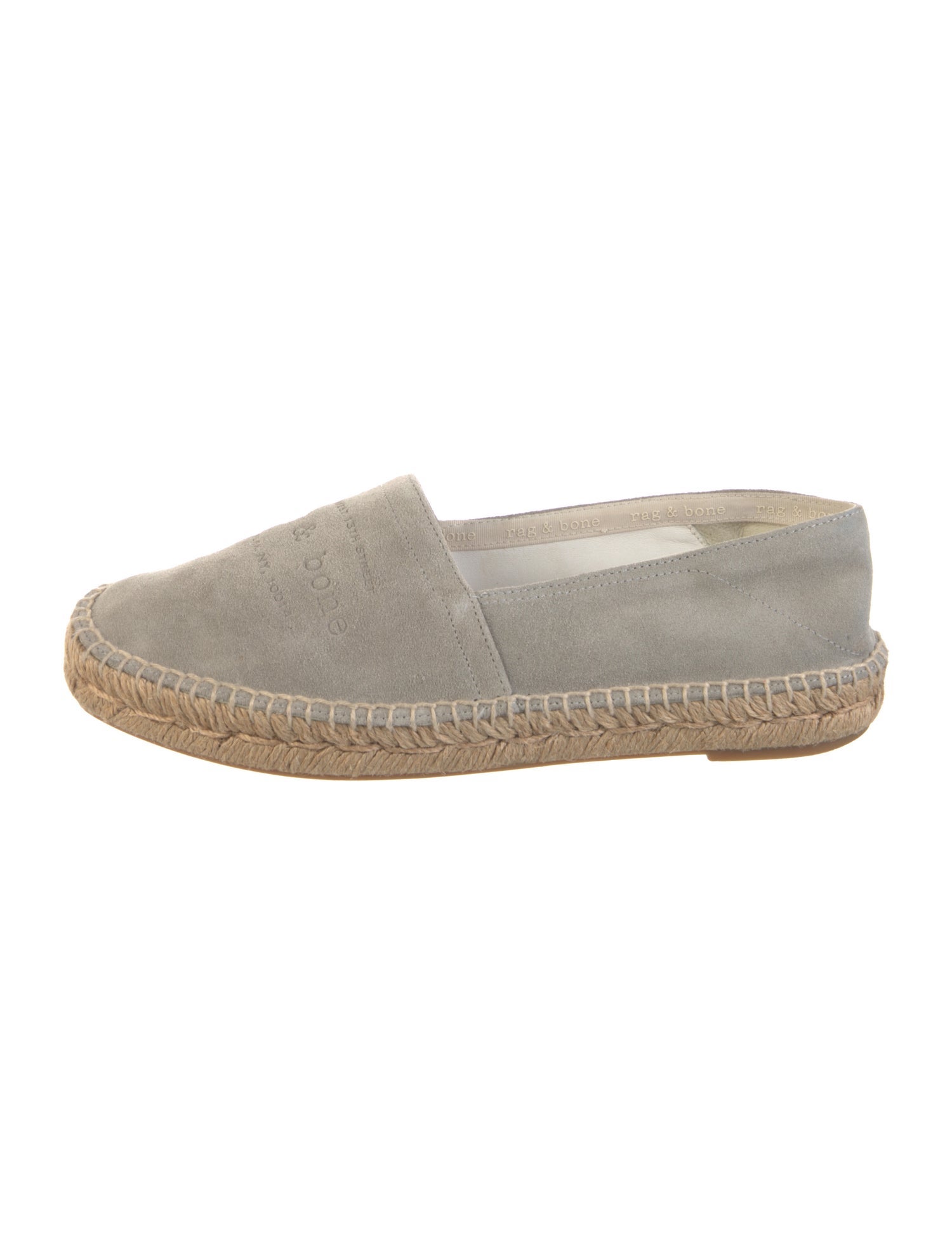 Rag & Bone Suede Whipstitch Trim Espadrilles