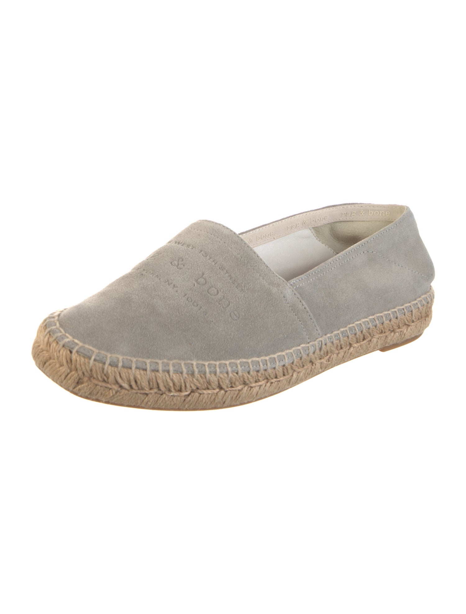 Rag & Bone Suede Whipstitch Trim Espadrilles