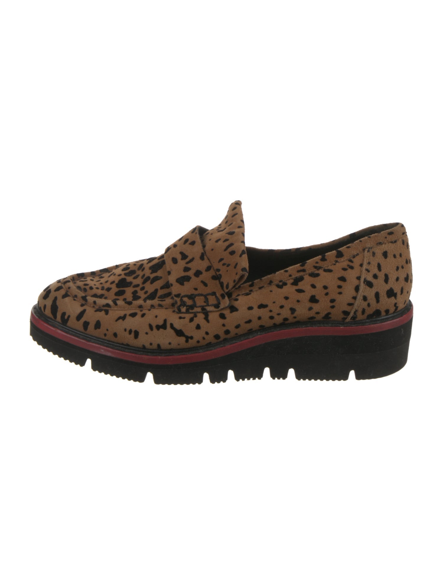 Rag & Bone Suede Animal Print Loafers