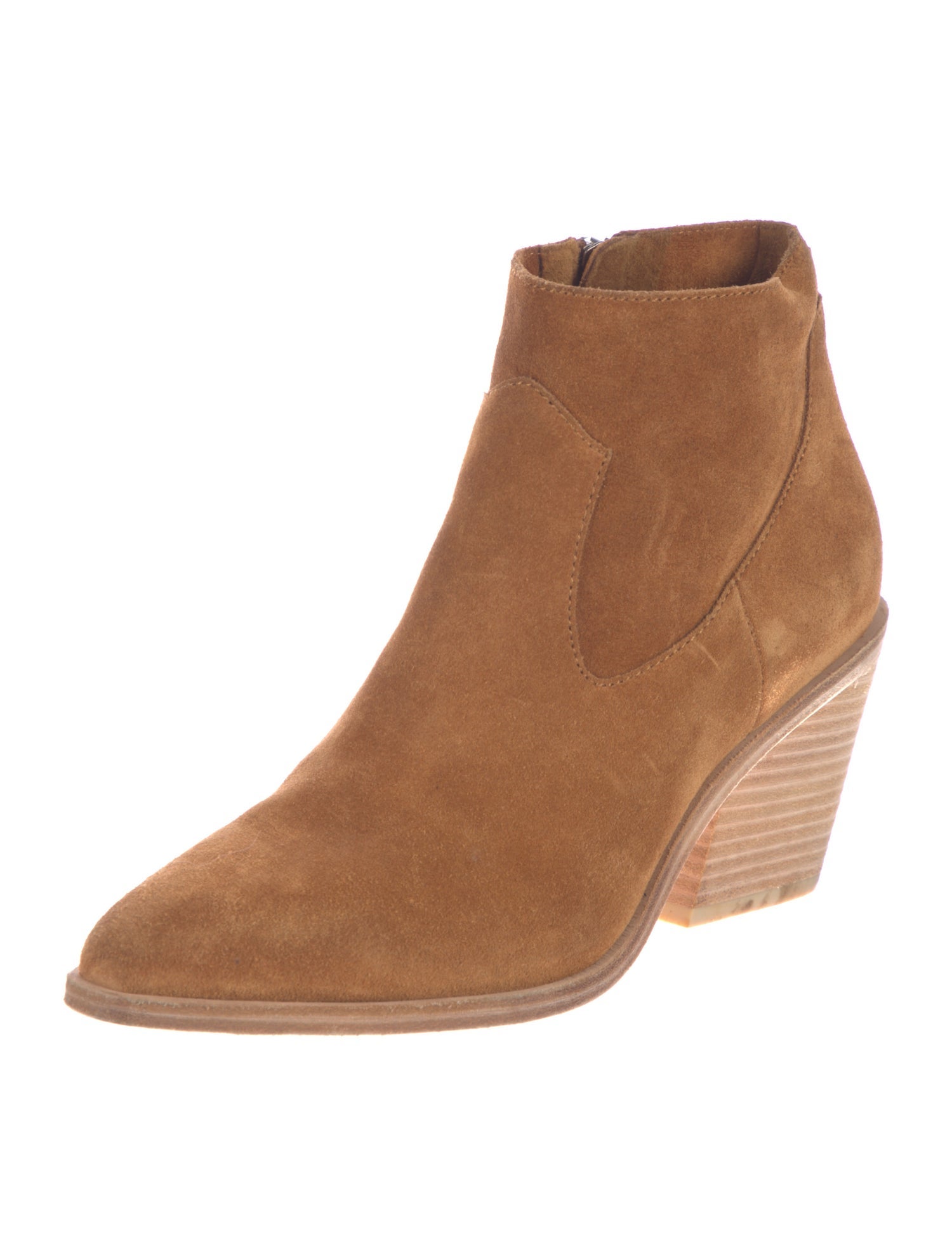 Rag & Bone Suede Colorblock Pattern Boots