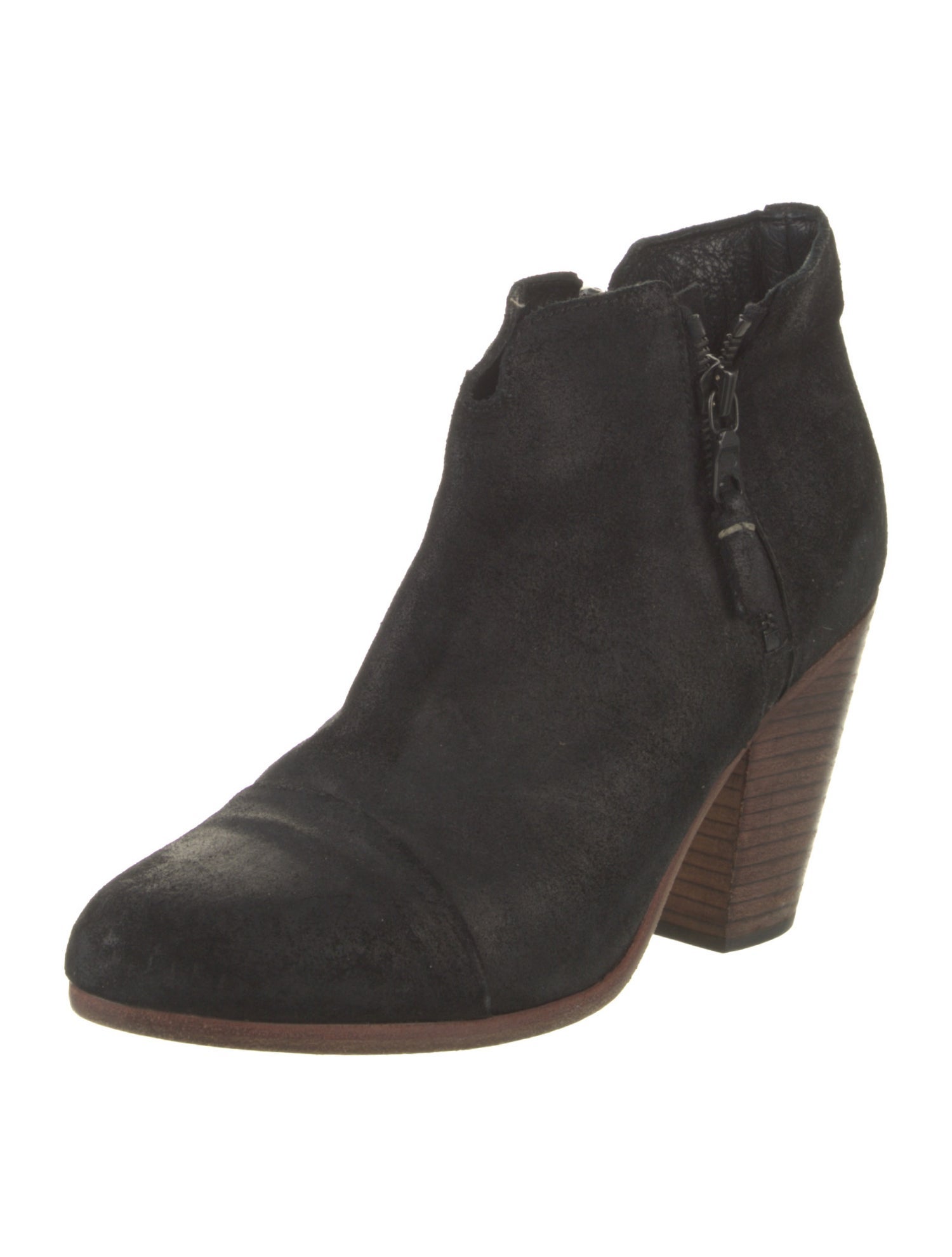 Rag & Bone Suede Colorblock Pattern Boots
