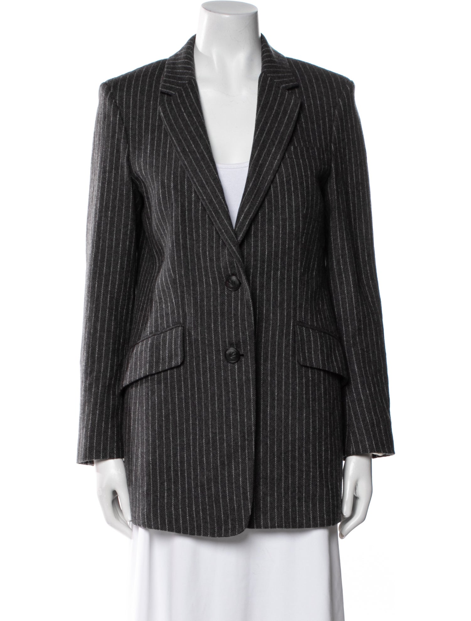 Rag & Bone Virgin Wool Striped Blazer