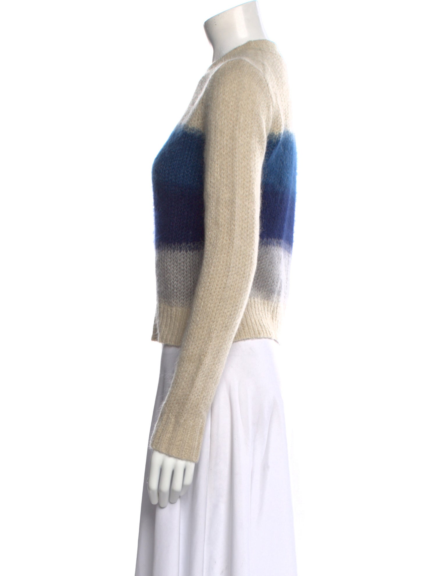 Rag & Bone Striped Mock Neck Sweater