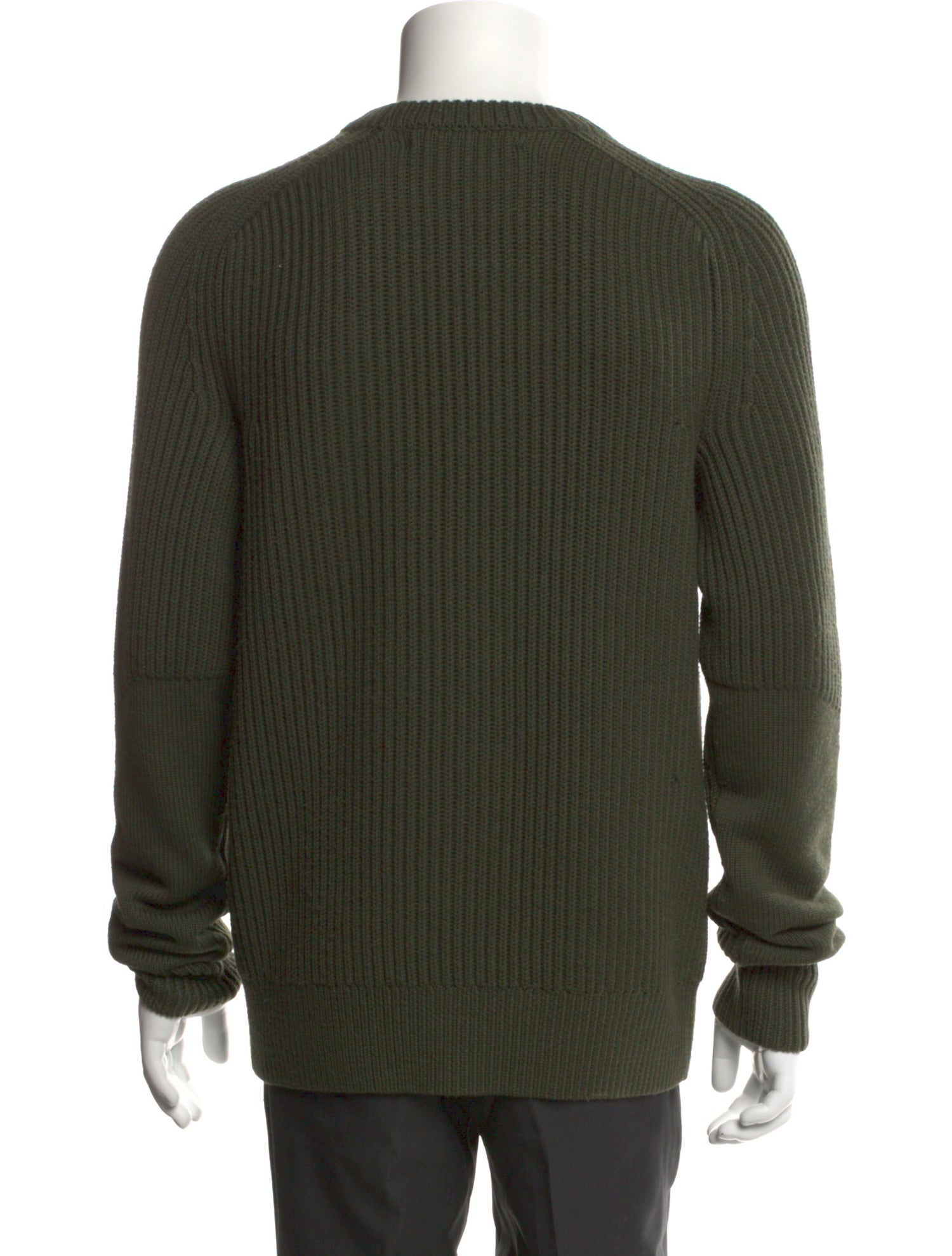 Wool Colorblock Pattern Pullover