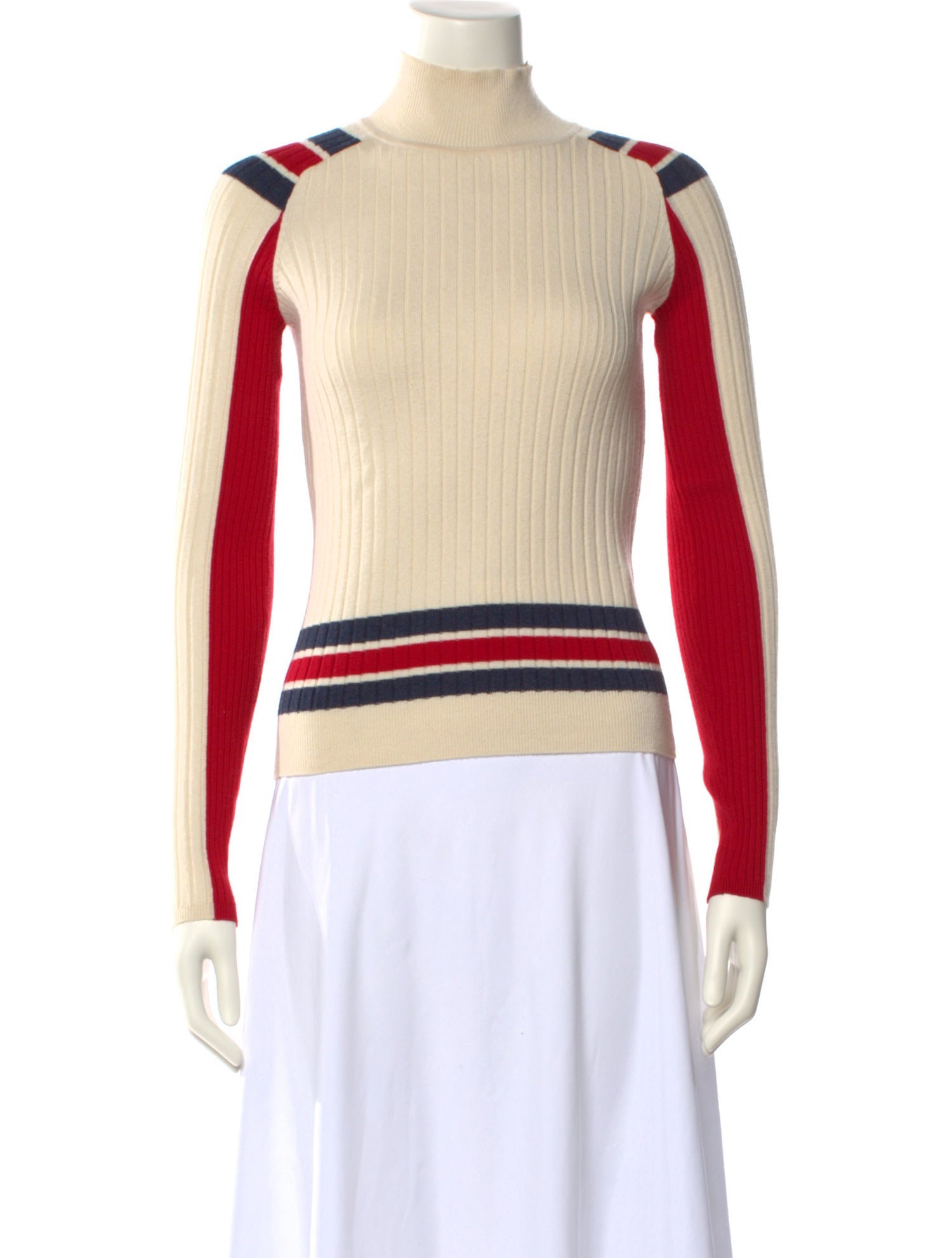 Rag & Bone Striped Turtleneck Sweater