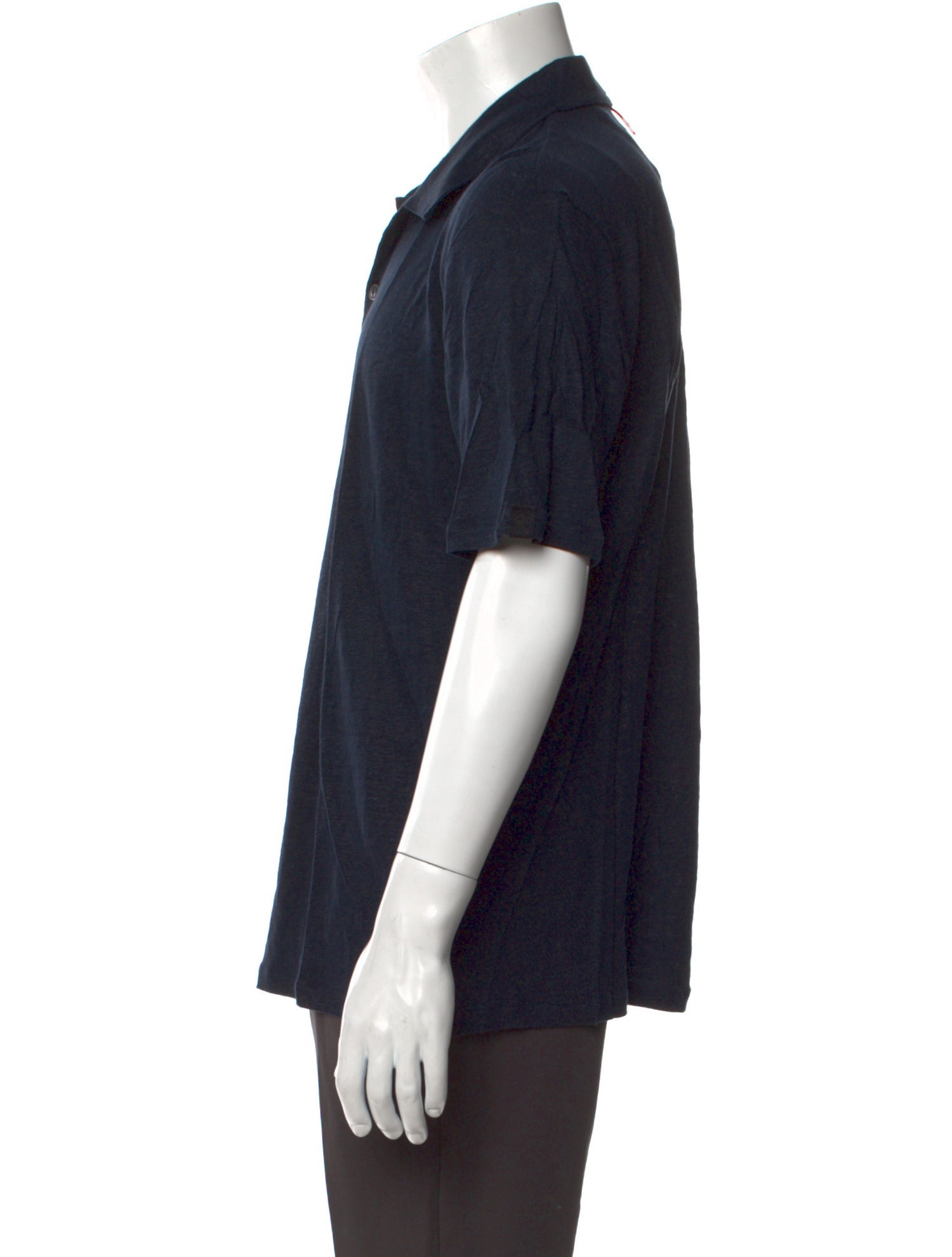 Rag & Bone Linen Collar Polo Shirt w/ Tags