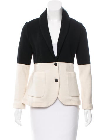 Rag & Bone Two-Tone Wool Cardigan
