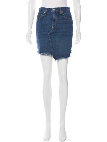 Rag & Bone Asymmetrical Denim Skirt