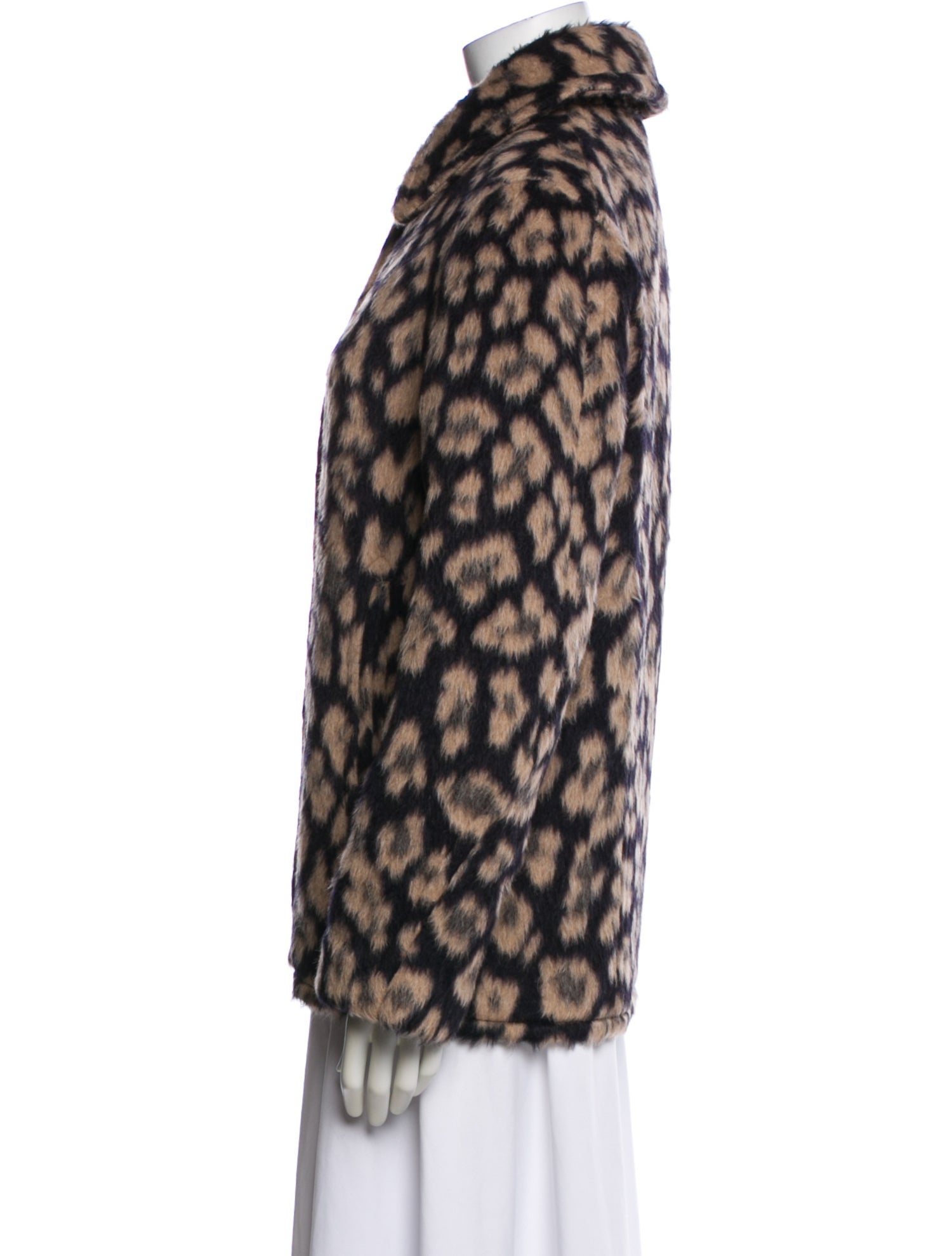 Rag & Bone Animal Print Faux Fur Jacket