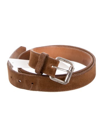 Pre-owned Rag & Bone Skinny Leather Belt In Brown