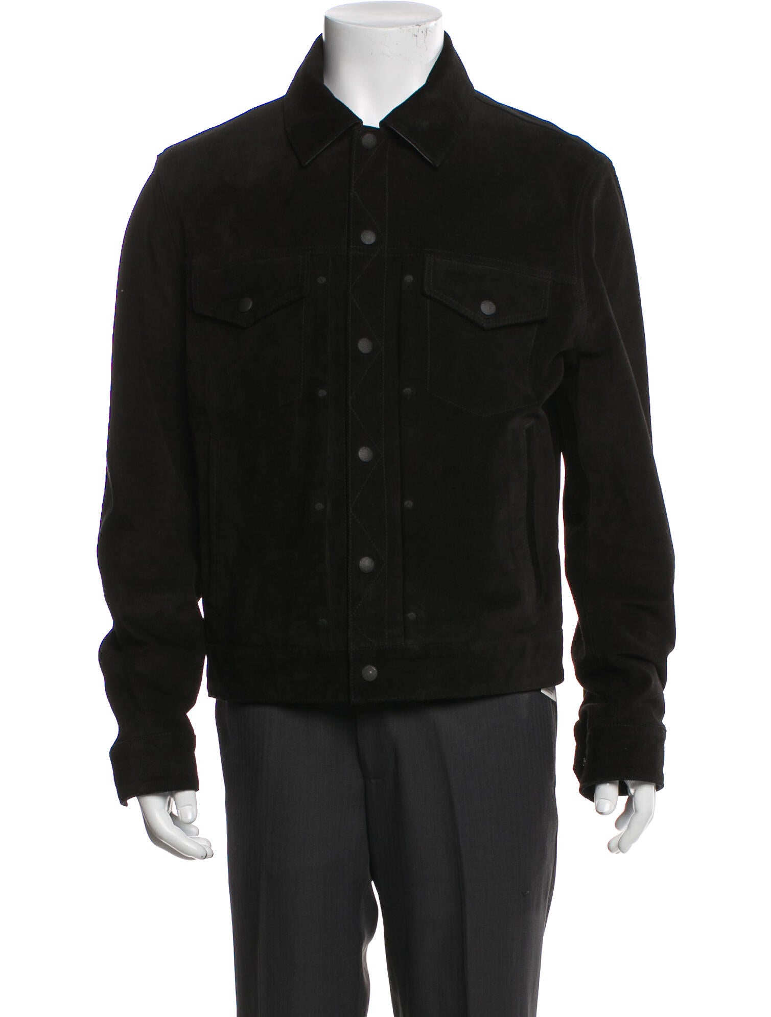 Rag & Bone Lambskin Trucker Jacket