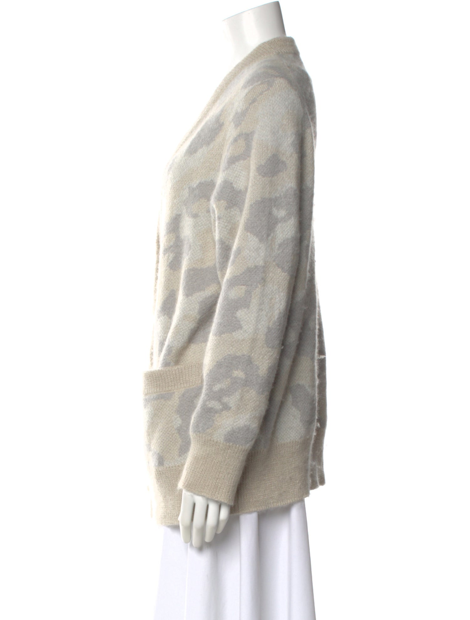 Rag & Bone Animal Print V-Neck Sweater