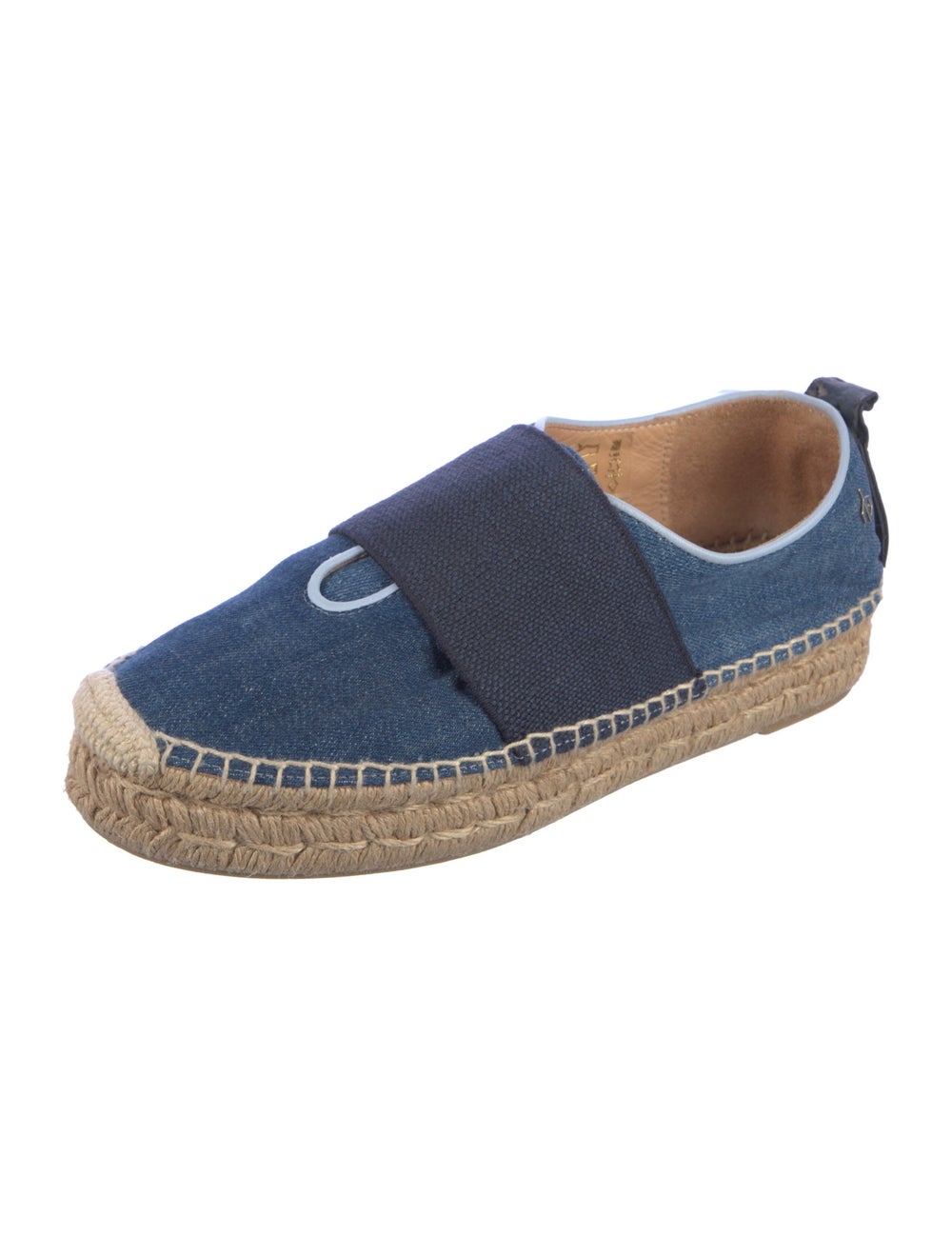 Rag & Bone Denim Colorblock Pattern Espadrilles - image 2
