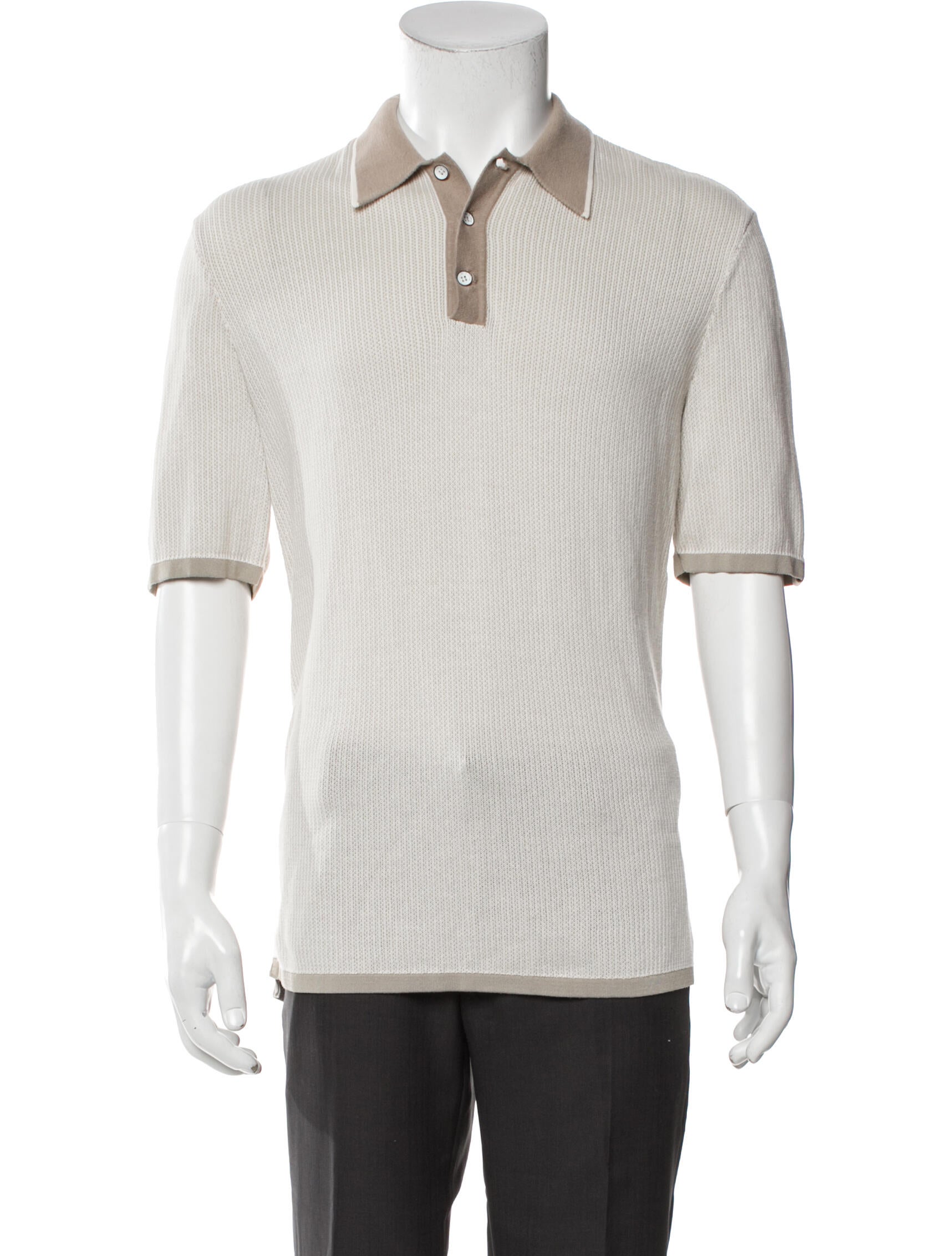 Rag & Bone Collar Short Sleeve Polo Sweater