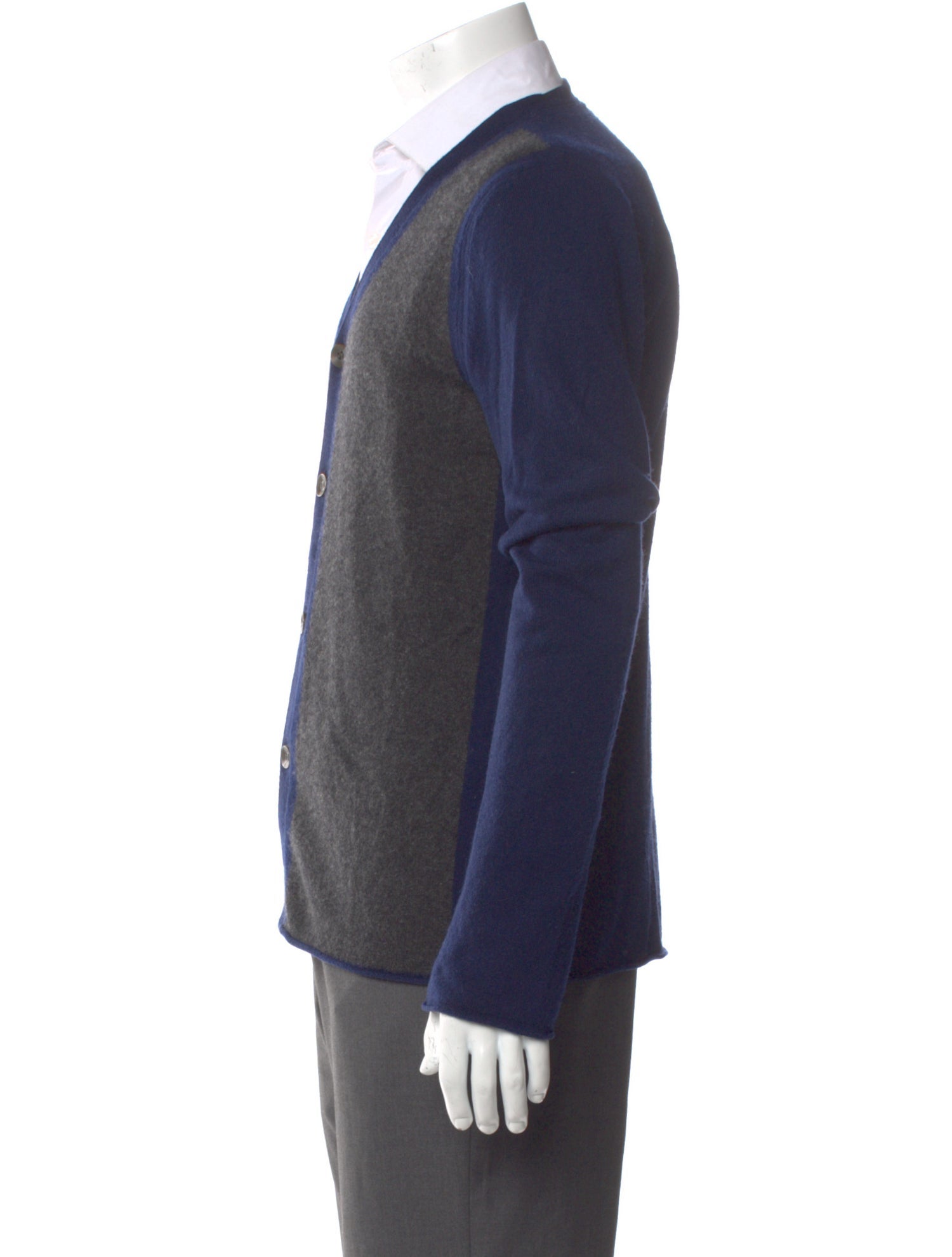 Rag & Bone Colorblock Pattern V-Neck Cardigan