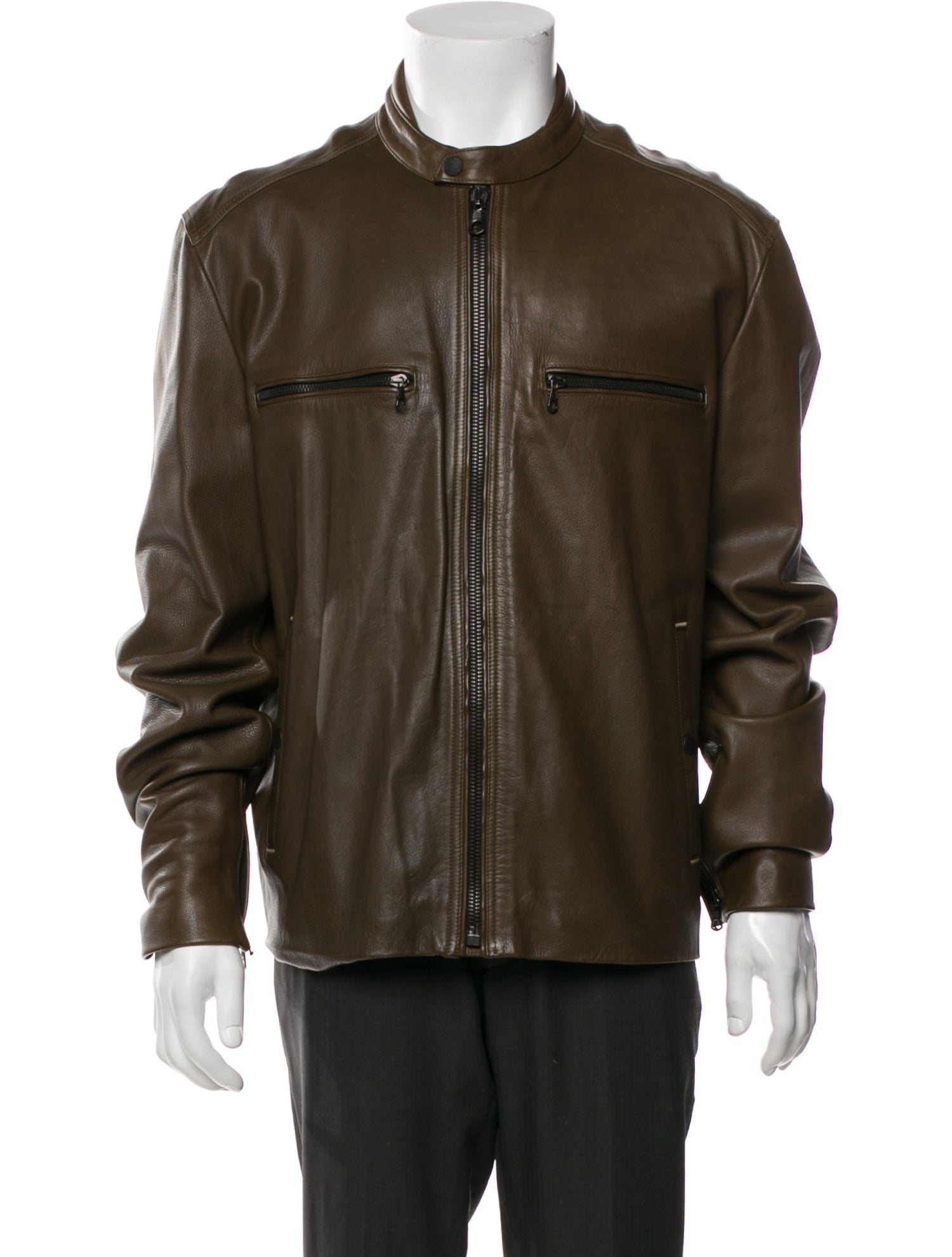 Rag & Bone Calf Leather Moto Jacket