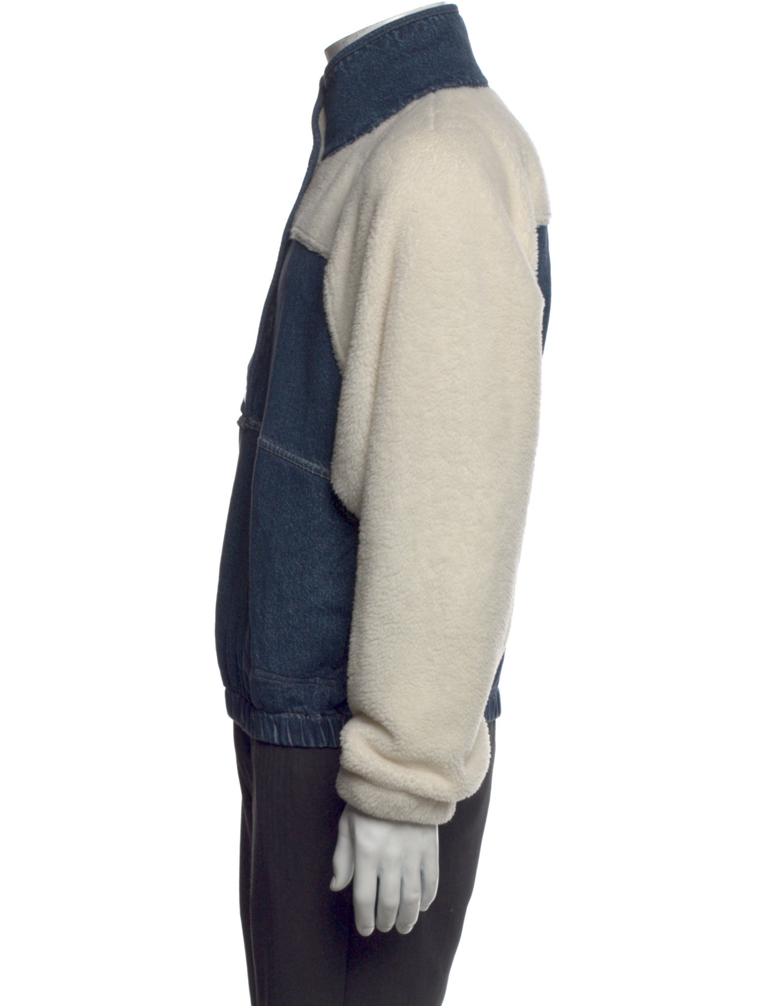 Rag & Bone Colorblock Pattern Turtleneck Polo Sweater