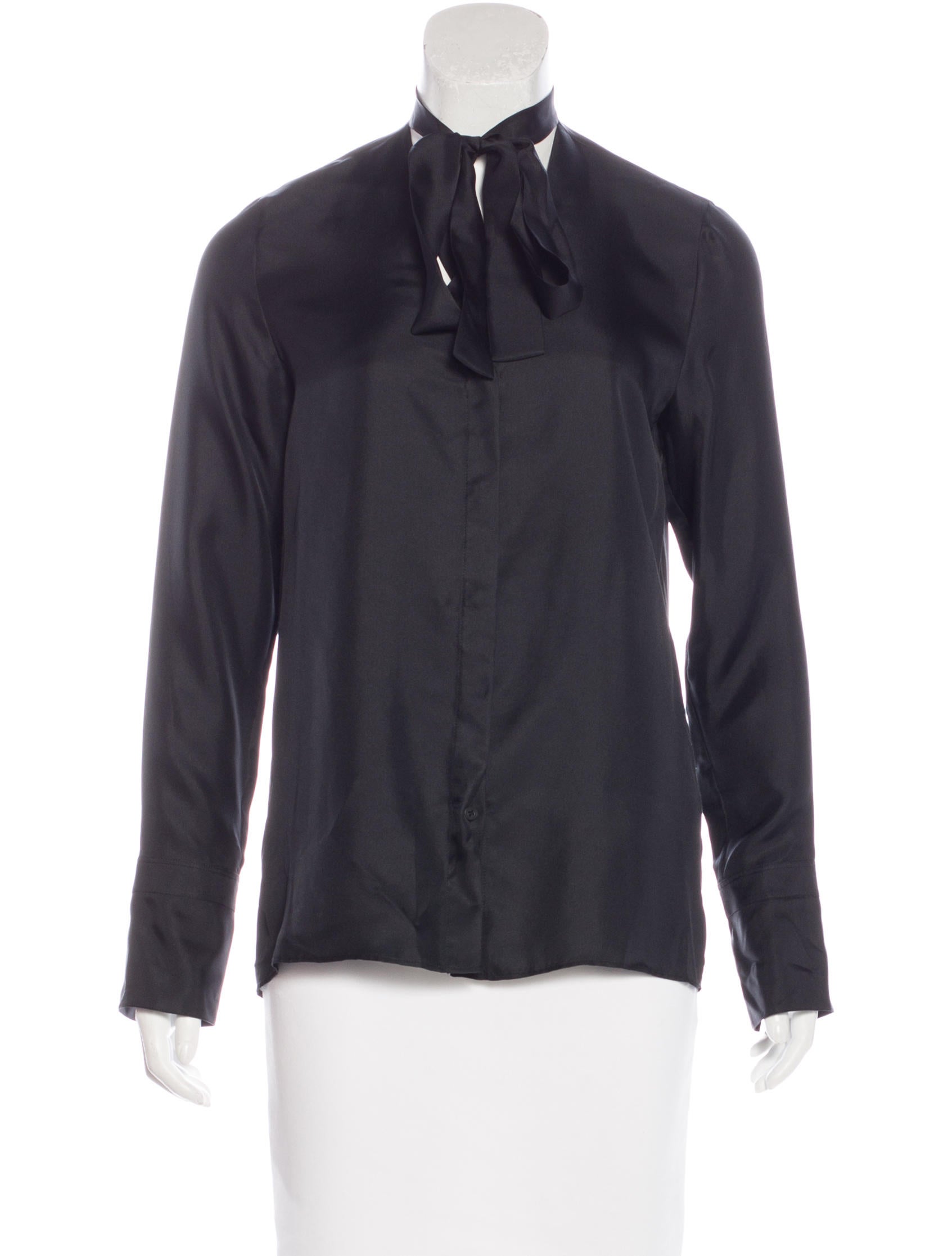 Rag & Bone Silk Pussy-bow Blouse