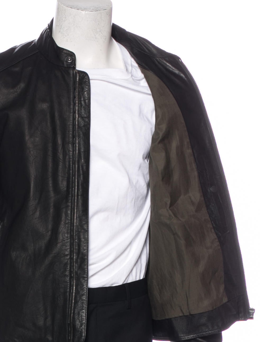 Rag & Bone Kangaroo Leather Jacket Clothing WRAGB69491 The RealReal