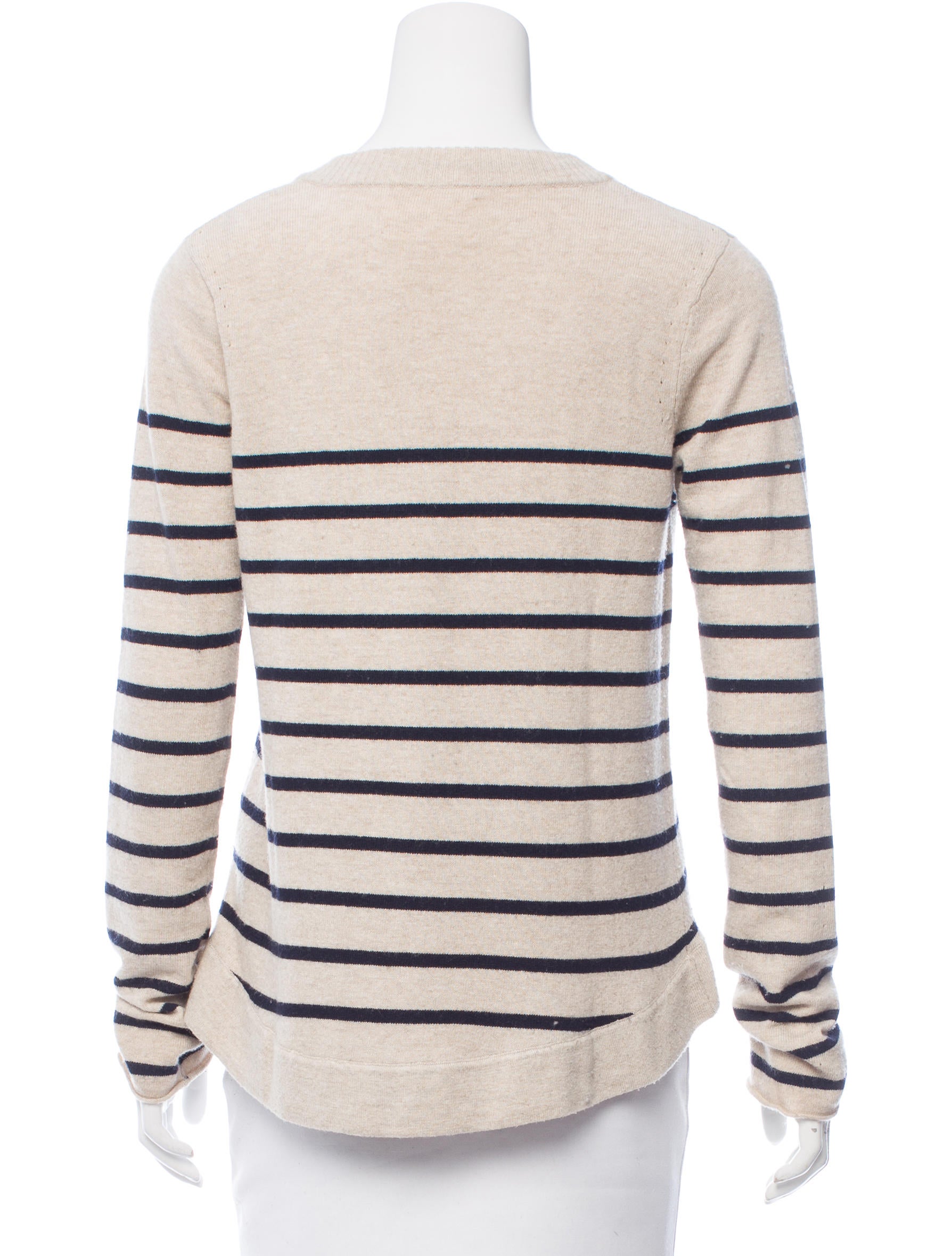 Rag & Bone Stripe Pattern Knit Sweater - Clothing ...