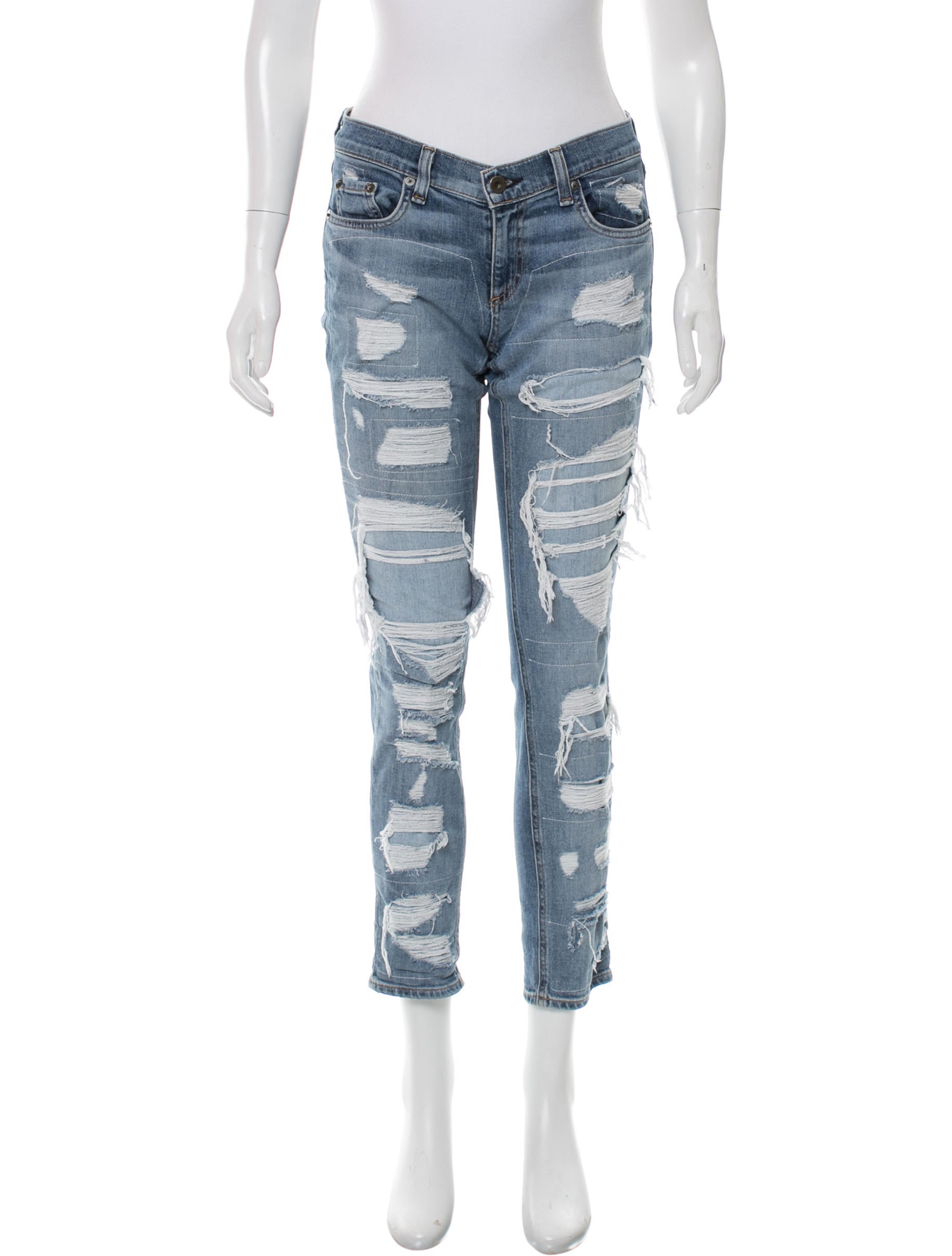 low rise skinny leg jeans