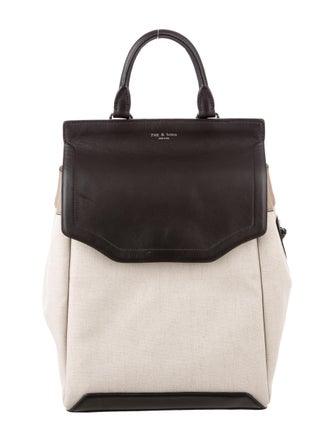 Rag & Bone Canvas & Leather Pilot Backpack