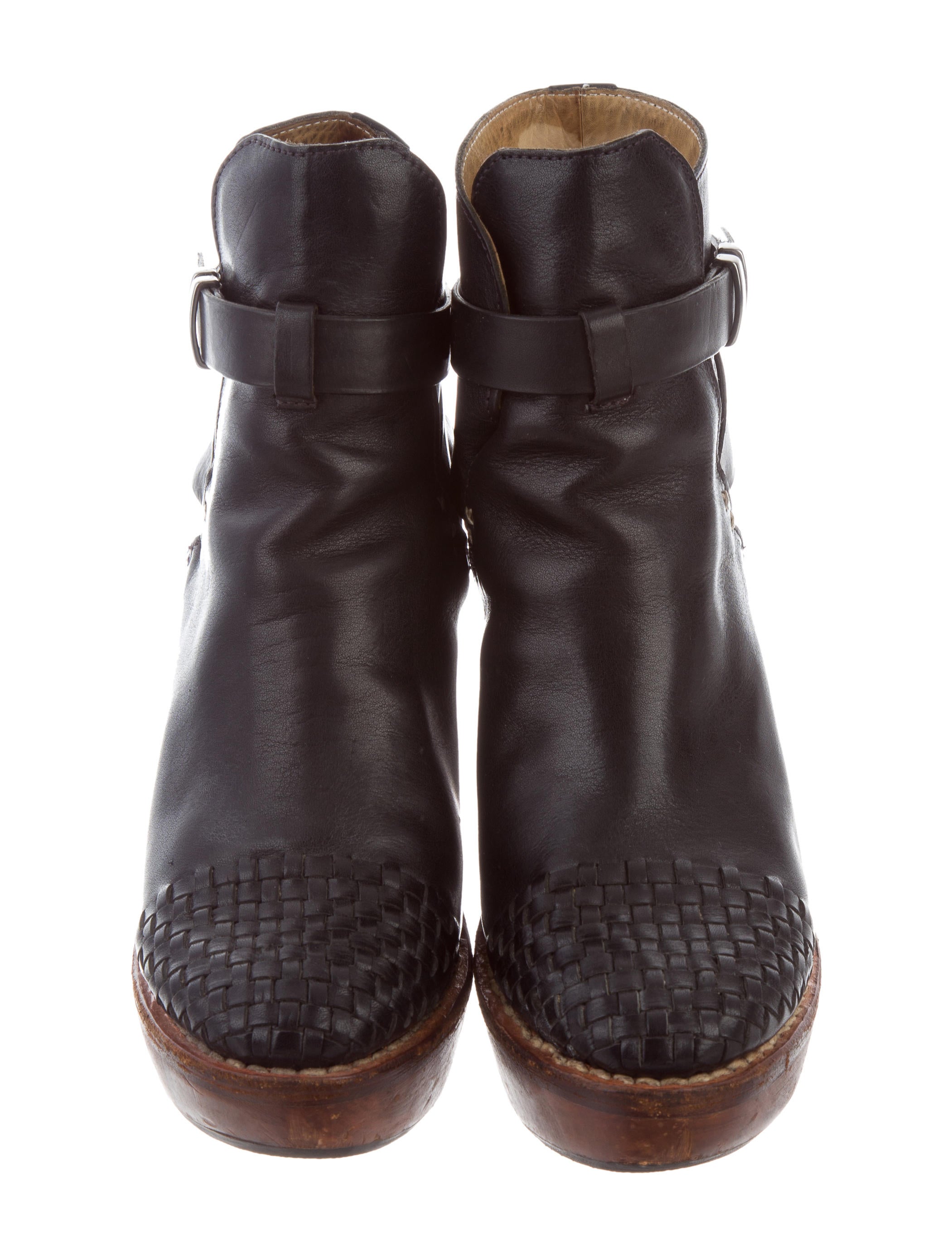 Rag & Bone Platform Wedge Ankle Boots Shoes WRAGB80072 The RealReal