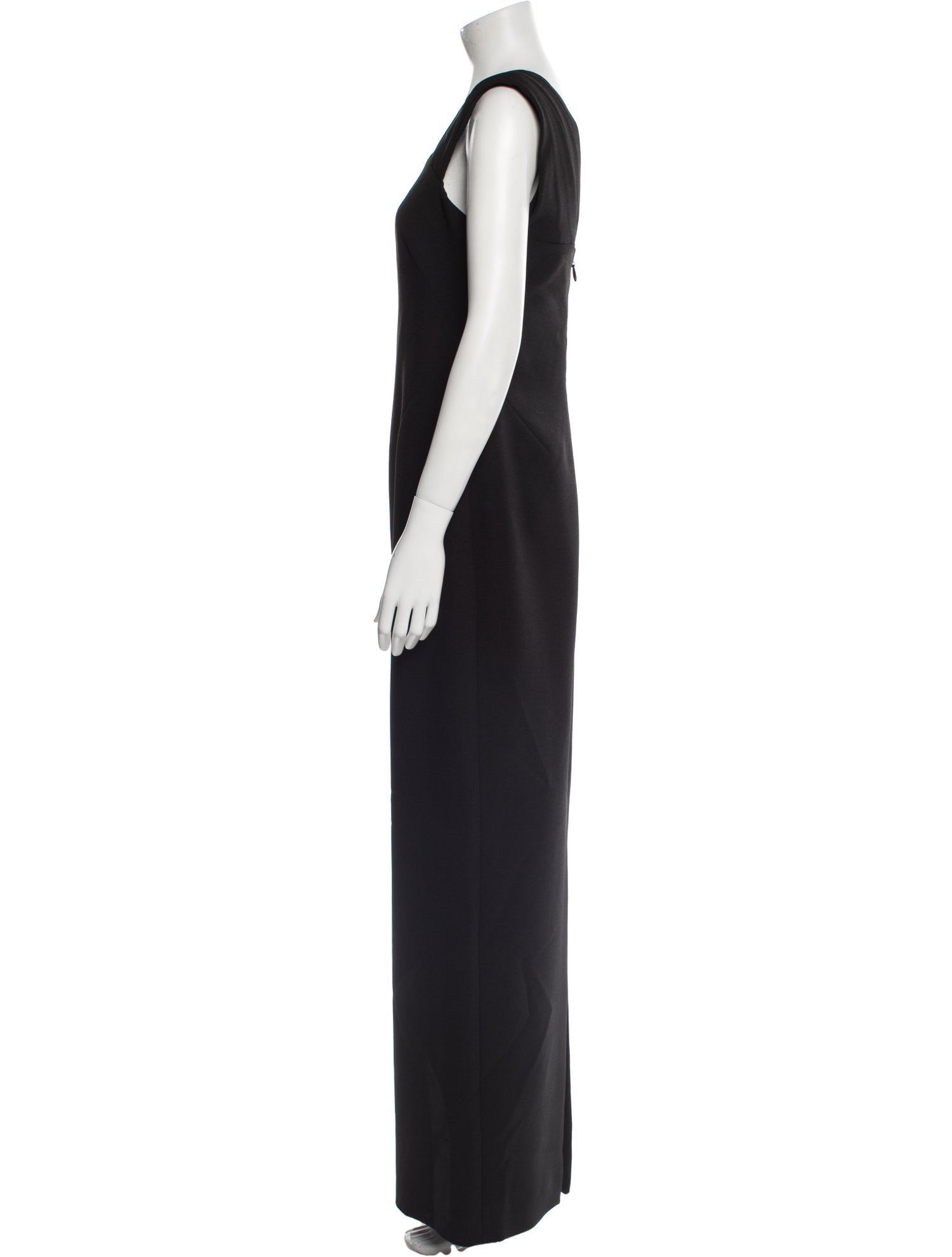 Rachel Gilbert One-Shoulder Long Dress